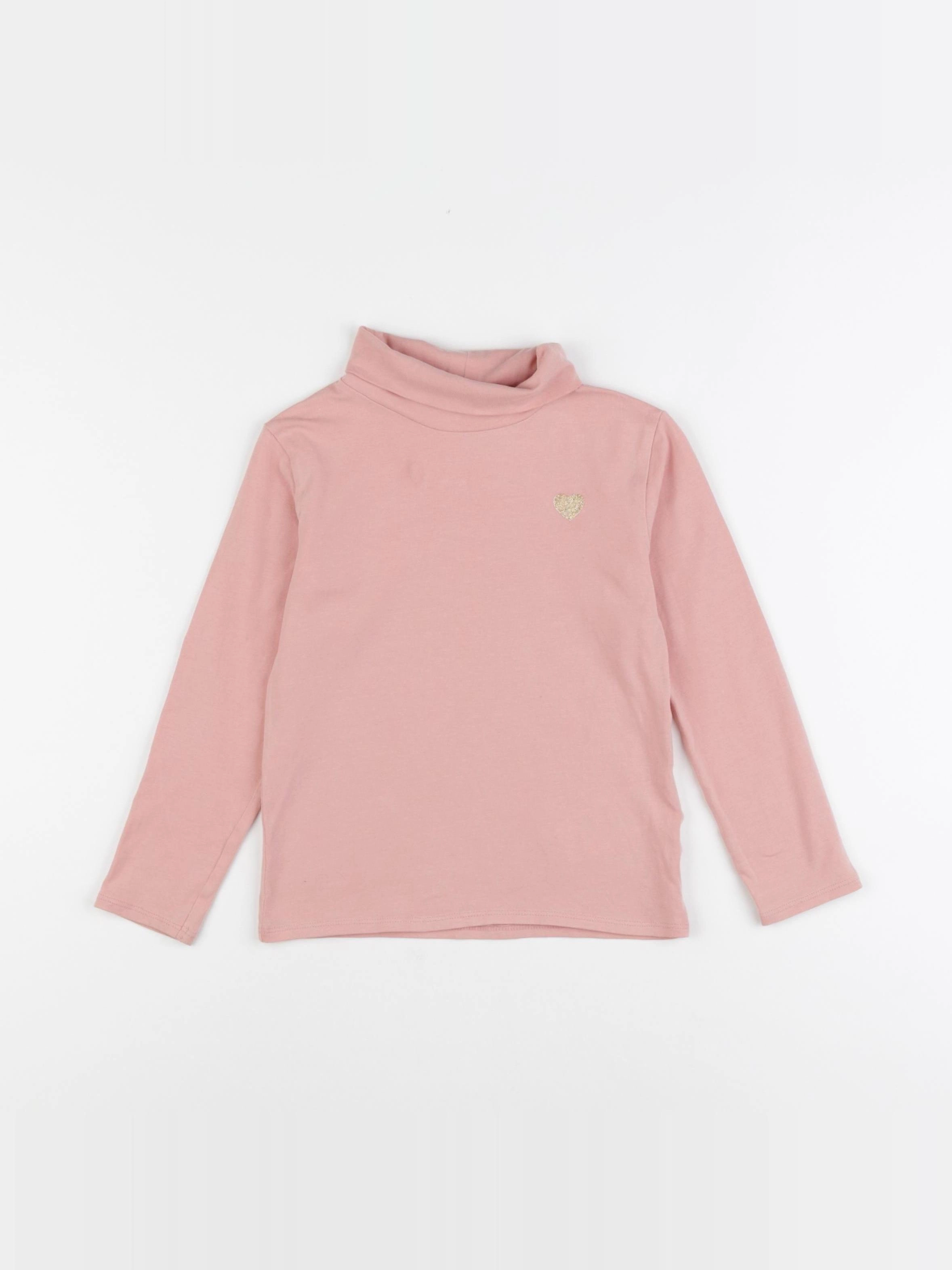 Vertbaudet - sous-pull rose - 4 ans