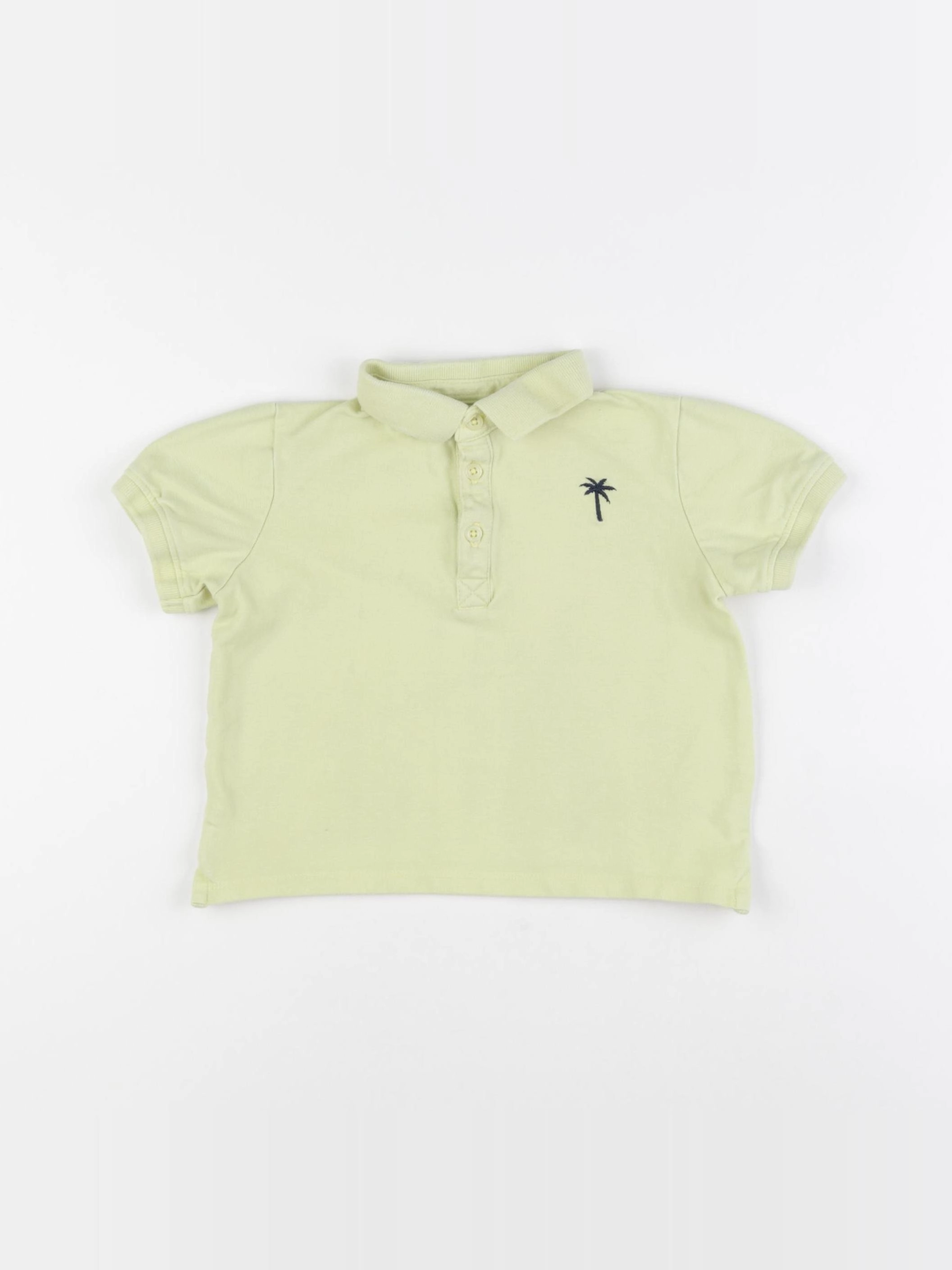 Eden & Victor - polo jaune - 3 ans