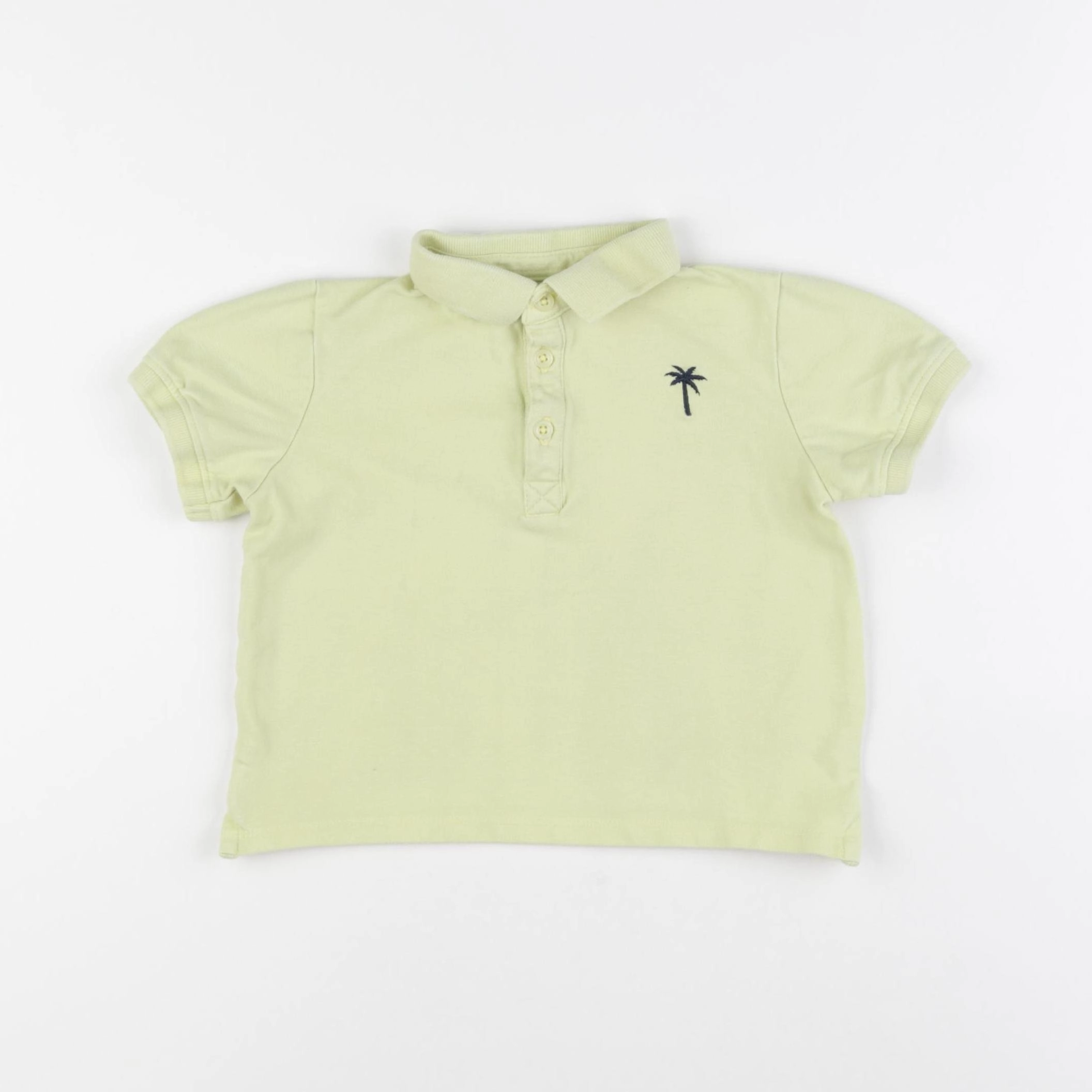 Eden & Victor - polo jaune - 3 ans