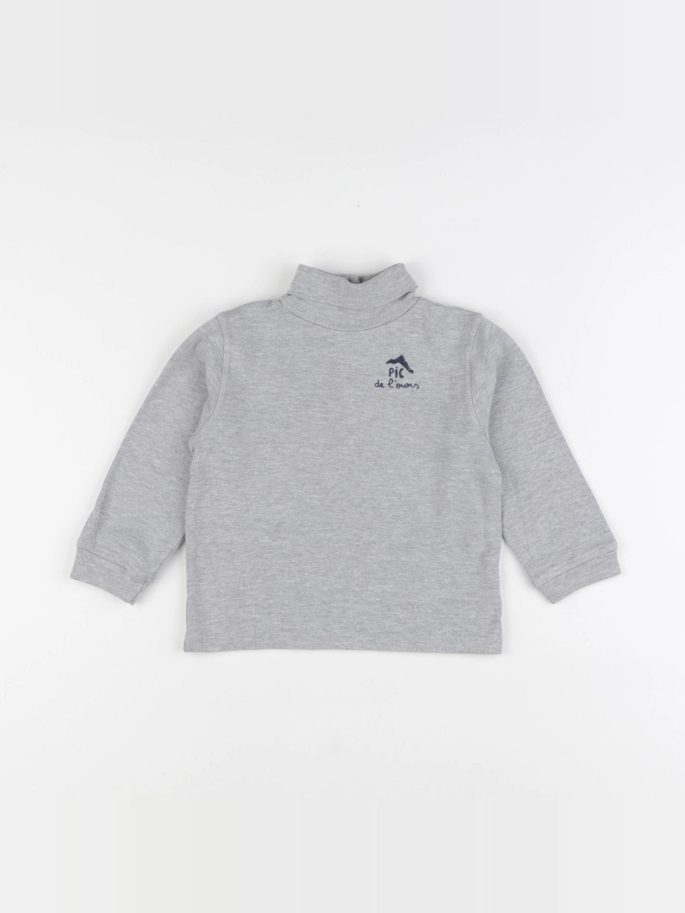 Cadet Rousselle - sous-pull gris - 18 mois