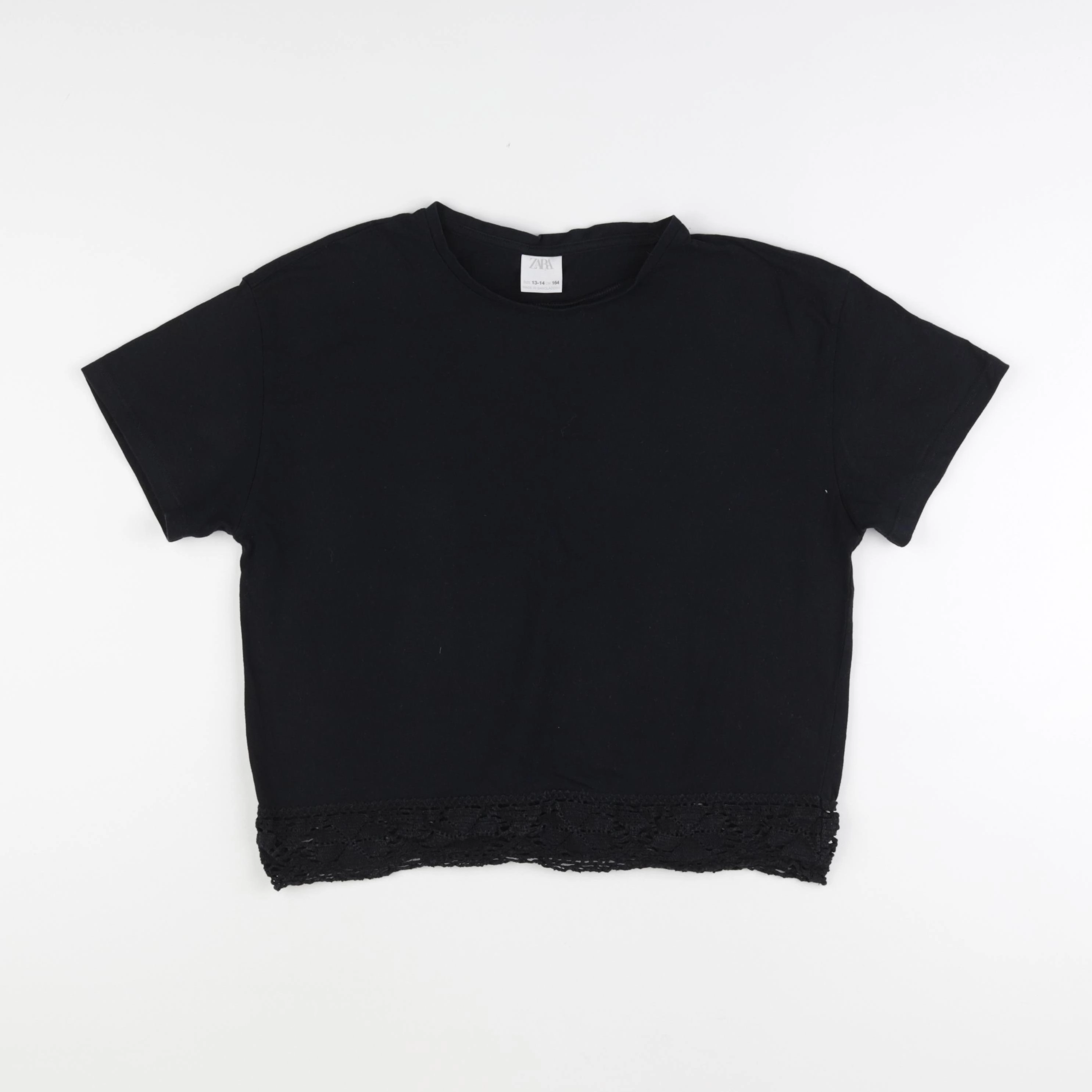 Zara - tee-shirt noir - 13/14 ans