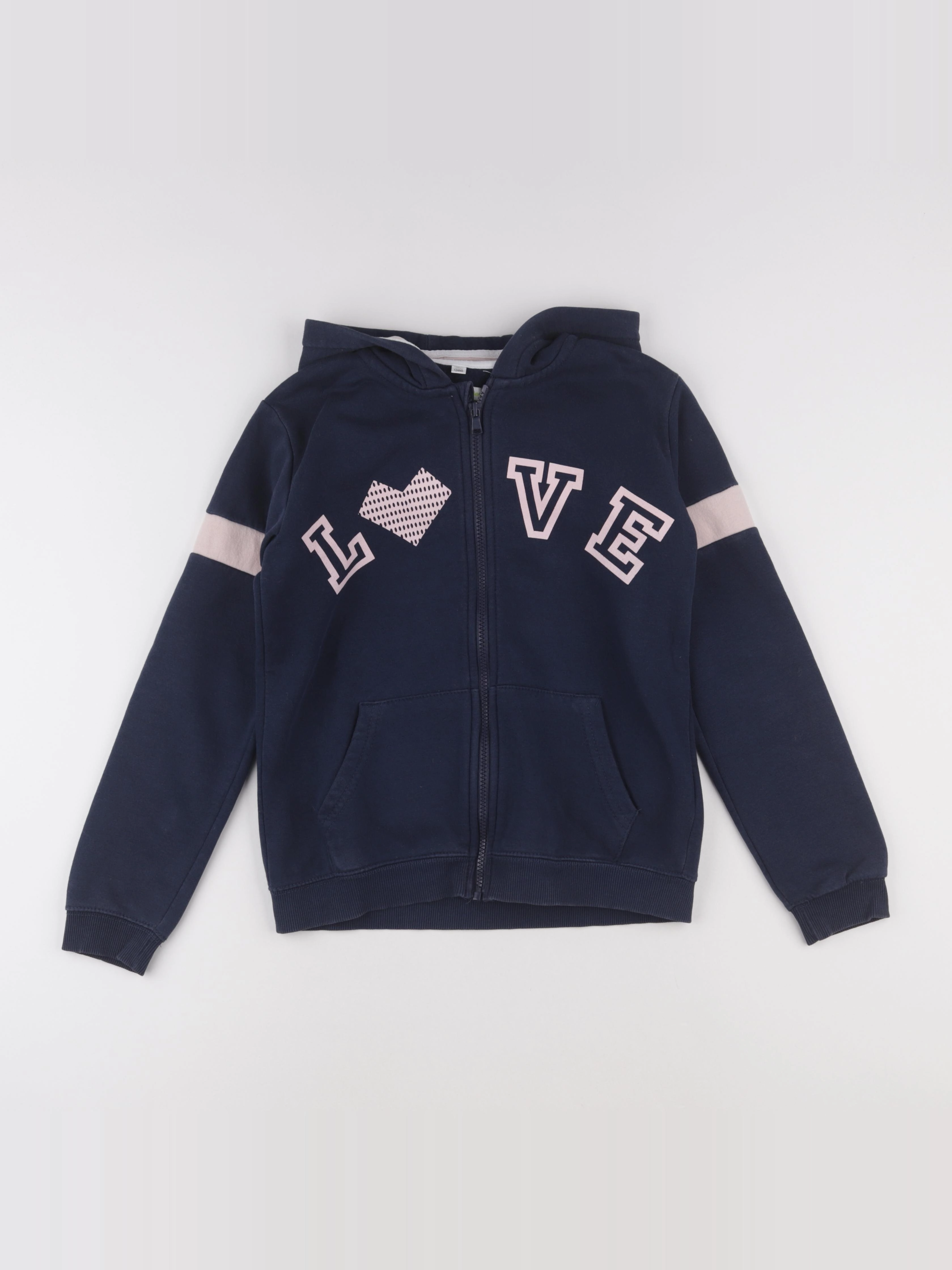 Vertbaudet - sweat bleu - 12 ans