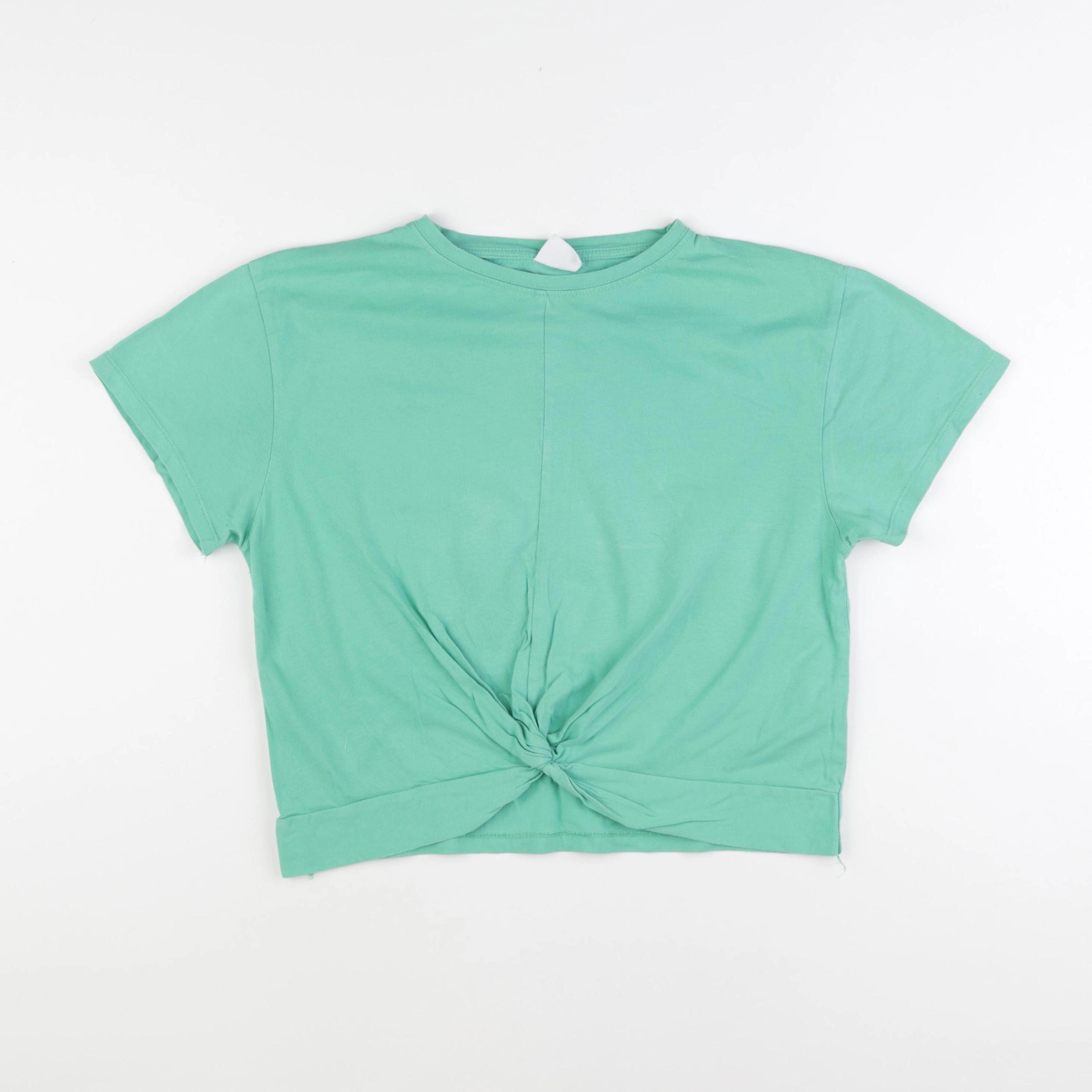 Zara - tee-shirt vert - 13/14 ans