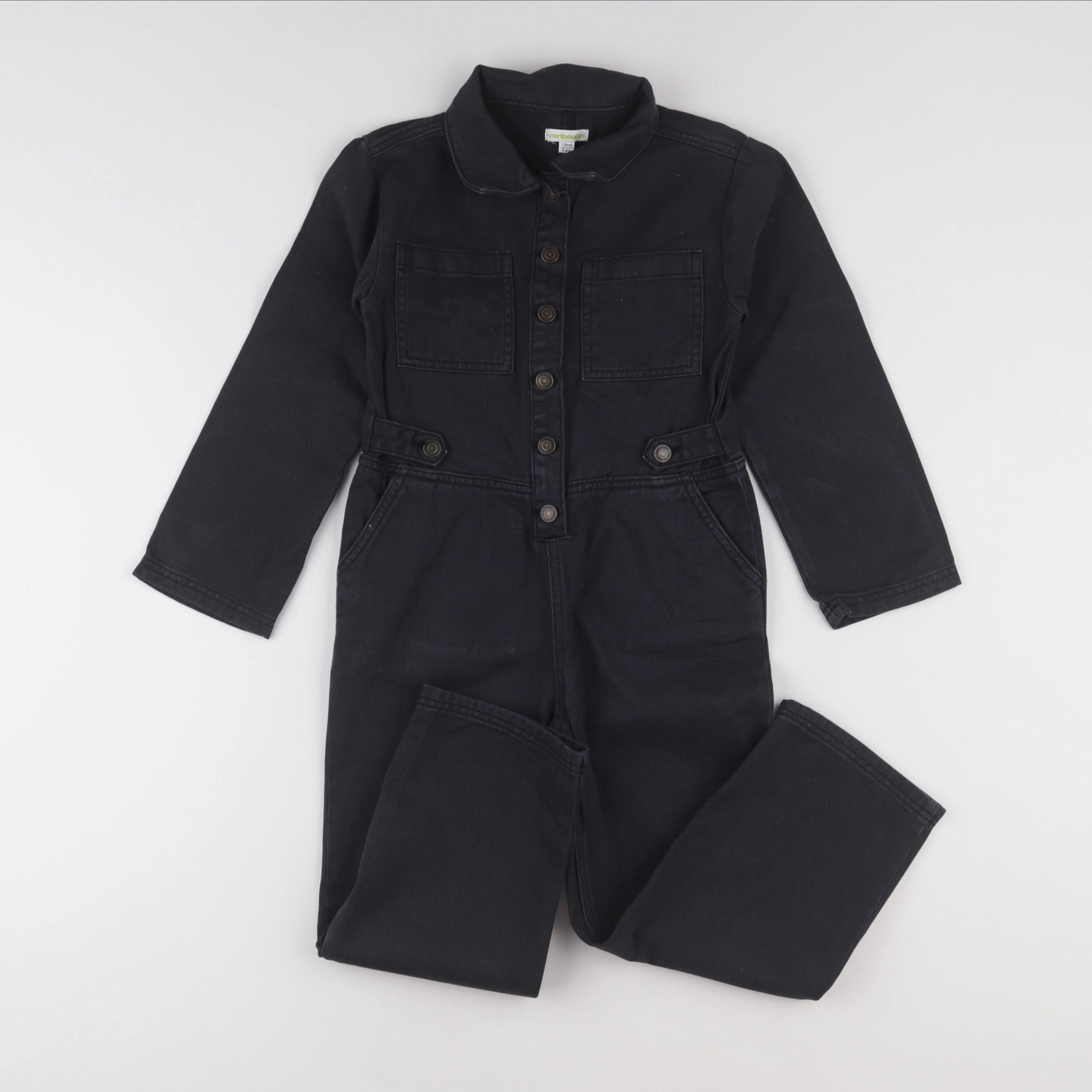 Vertbaudet - combinaison noir - 8 ans
