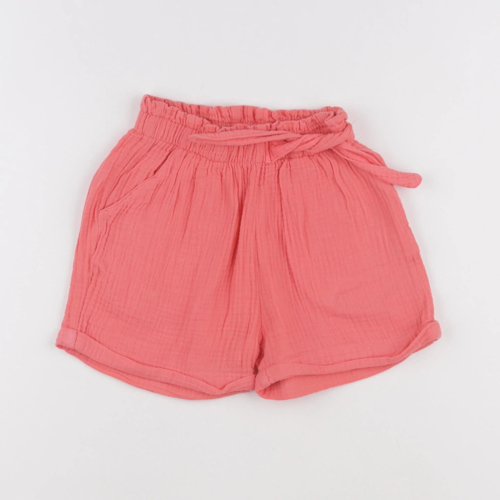 Vertbaudet - short rose - 7 ans