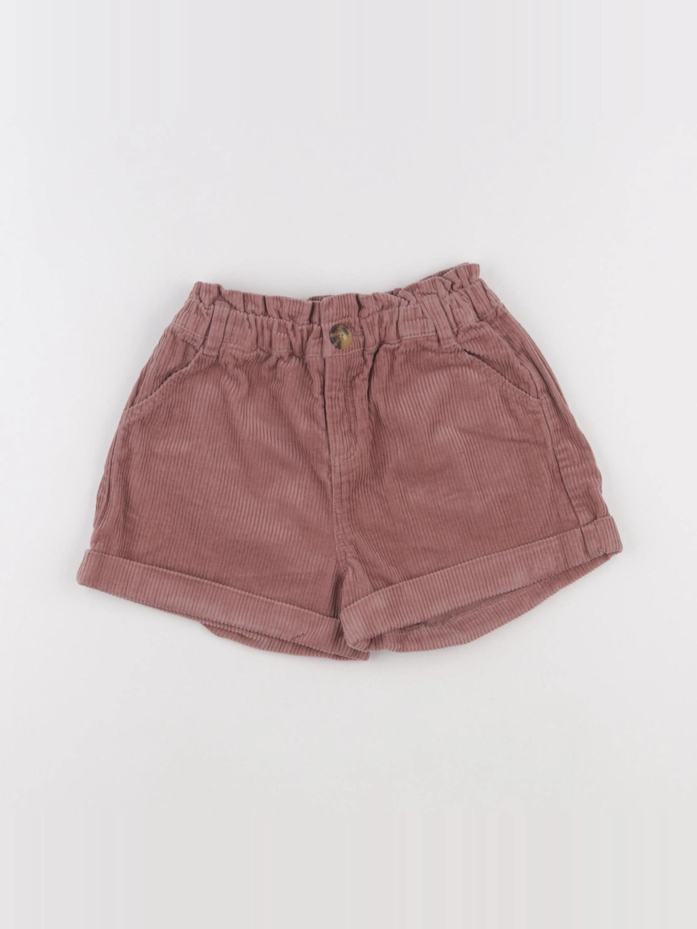 Vertbaudet - short rose - 7 ans