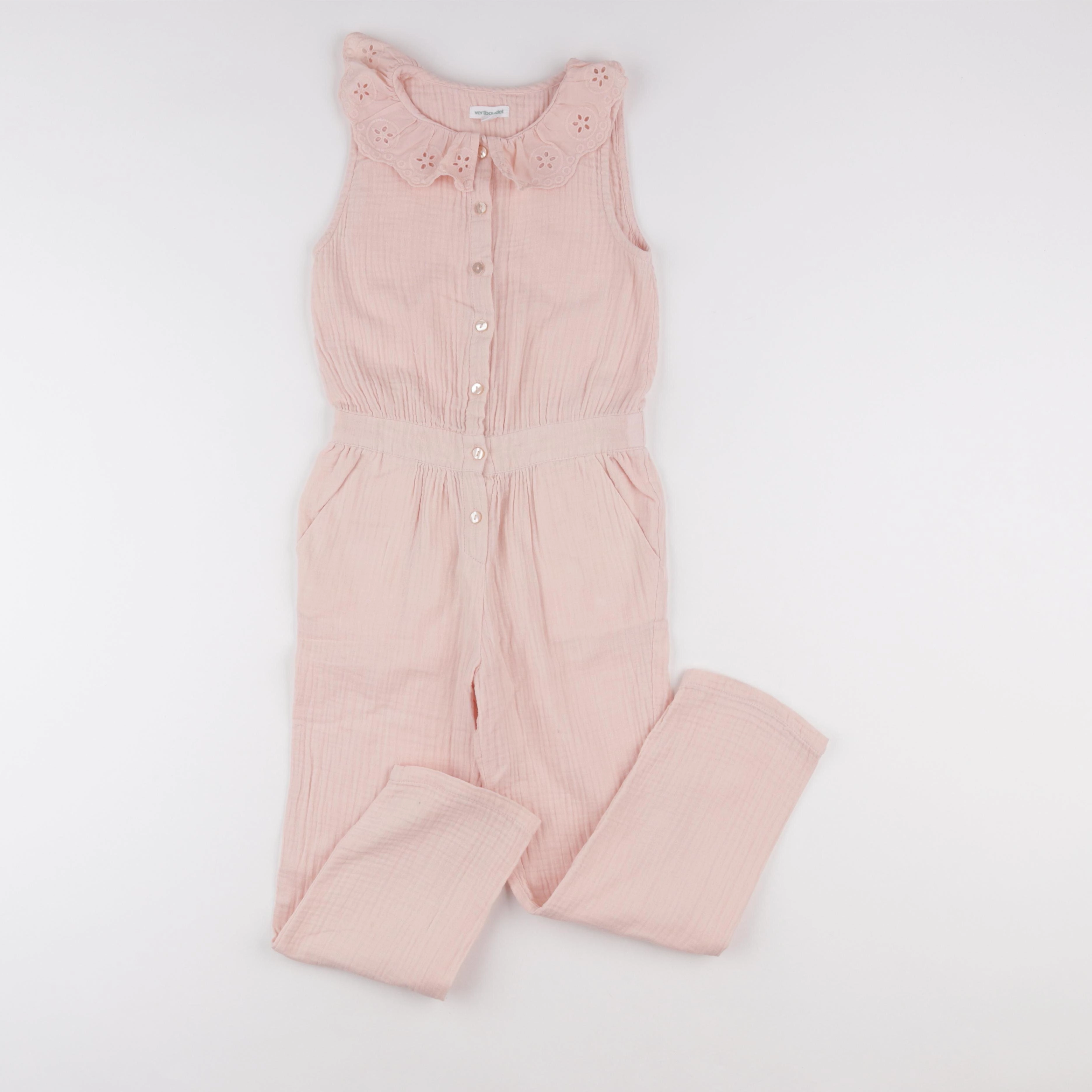 Vertbaudet - combinaison rose - 7 ans