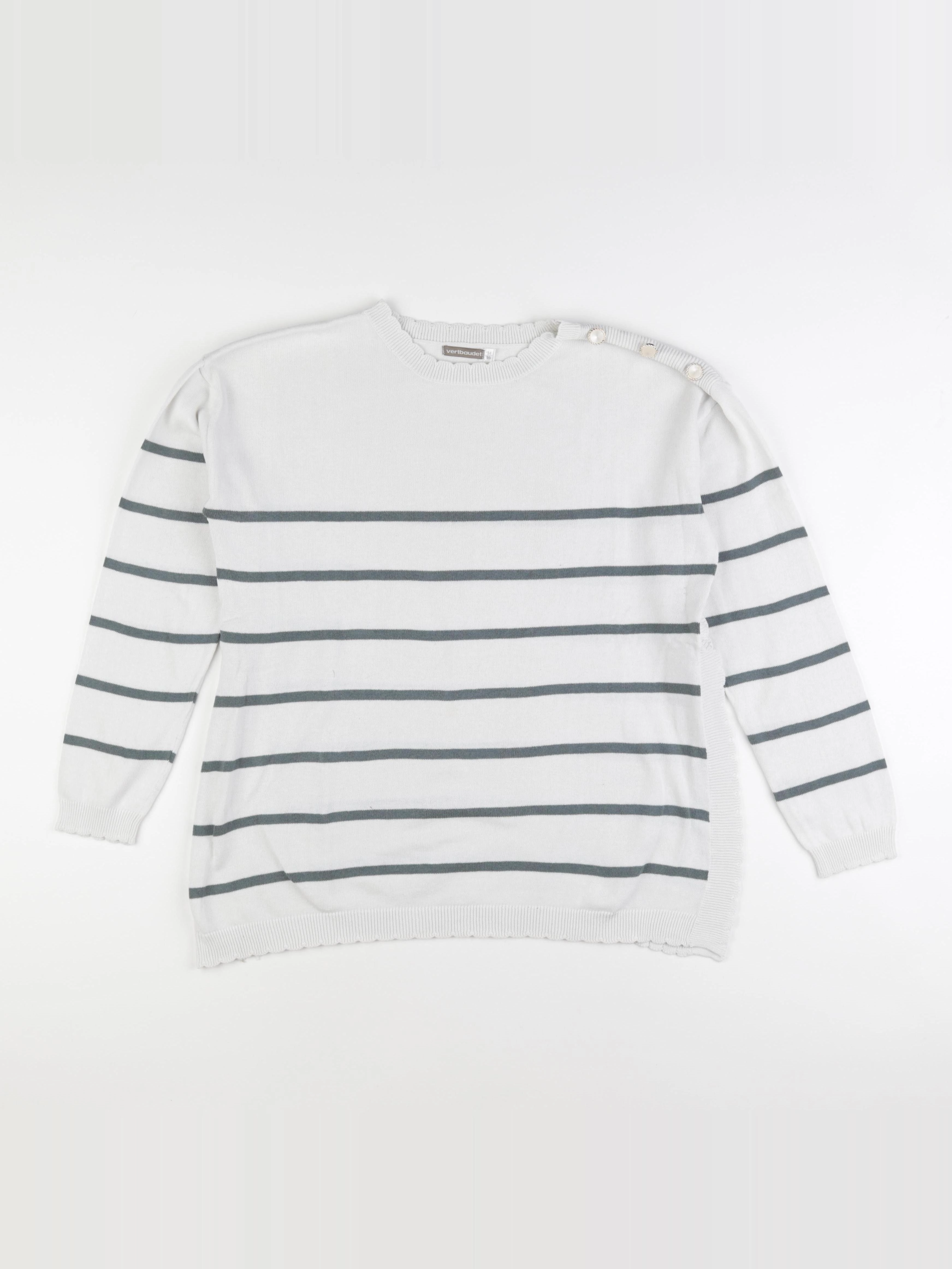 Vertbaudet - pull allaitement blanc - 34 à 36