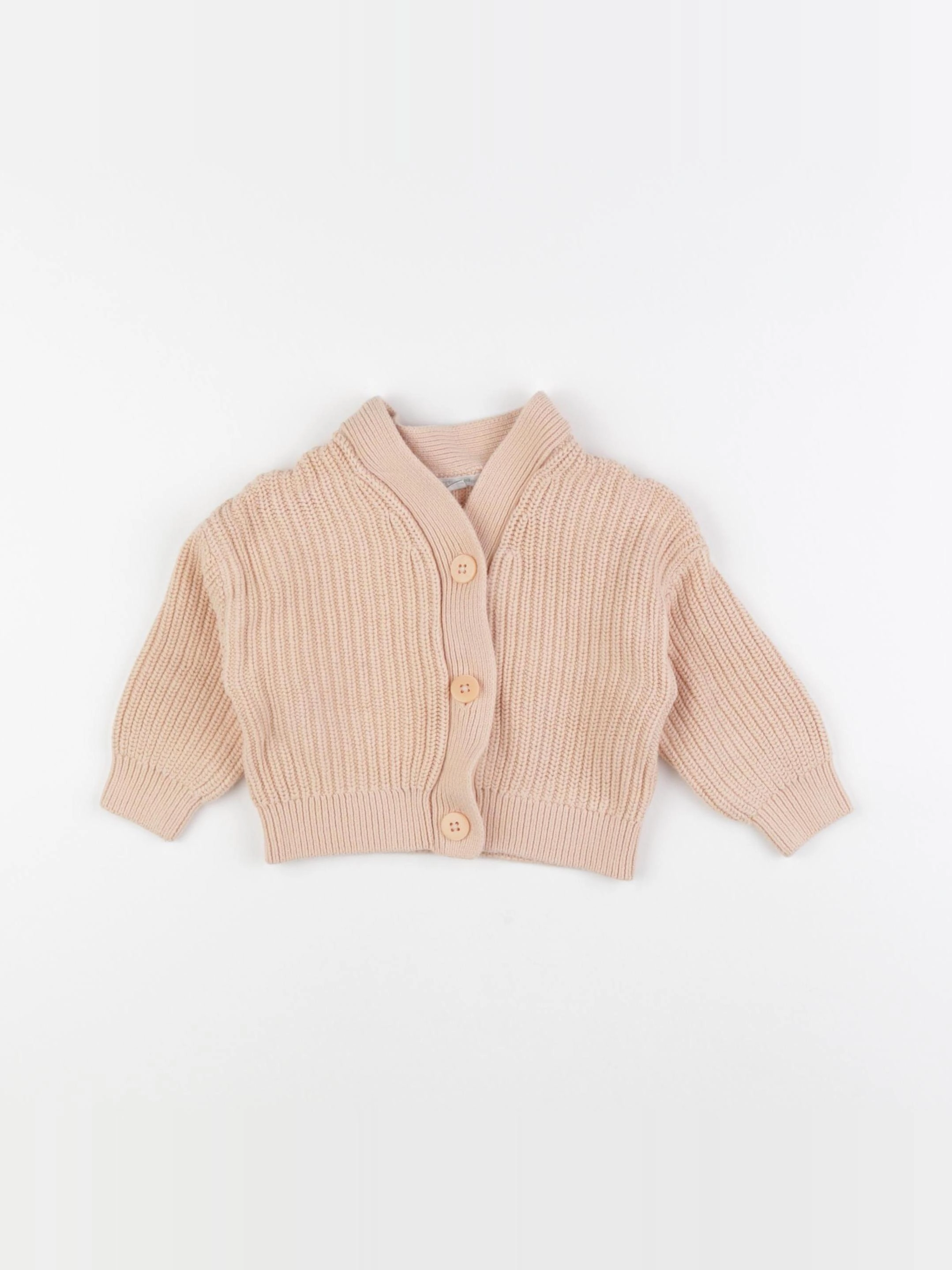 Vertbaudet - gilet rose - 2 ans