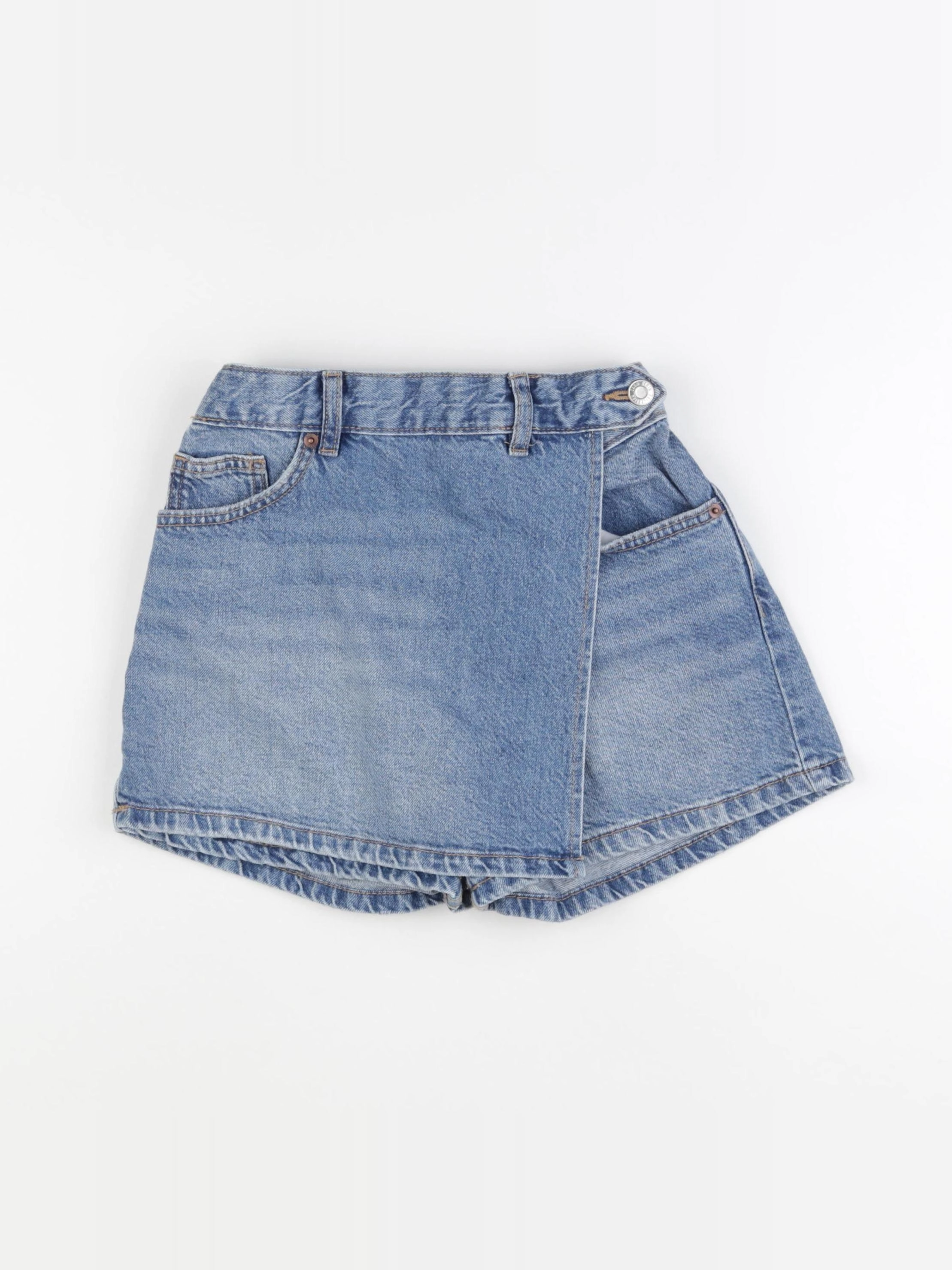 Zara - jupe short bleu - 12/13 ans