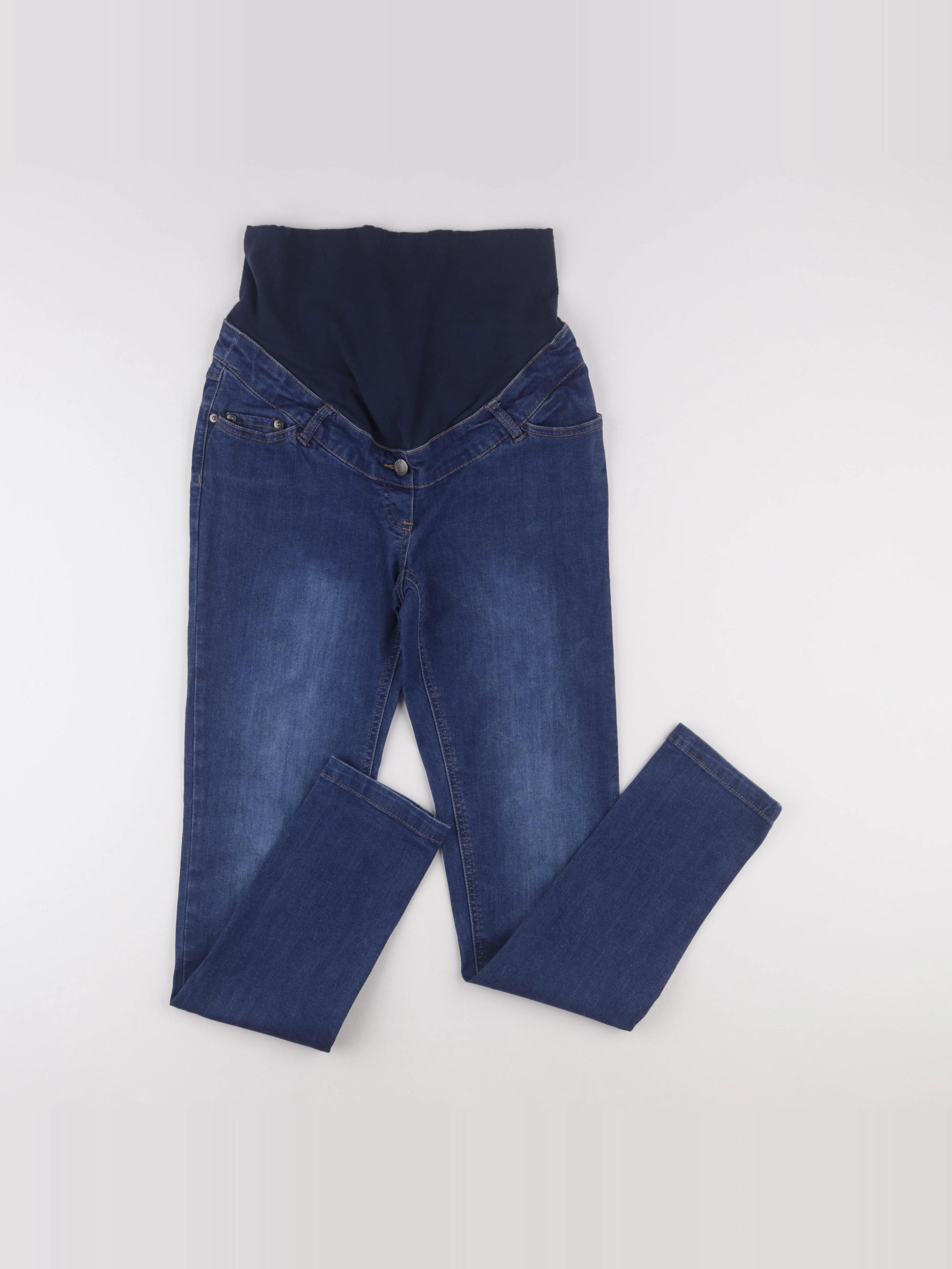 Vertbaudet - jean grossesse bleu - 38