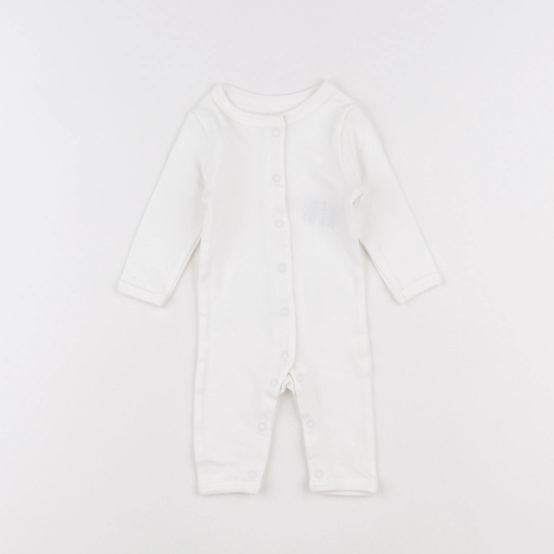 Vertbaudet - pyjama coton beige - 3 mois