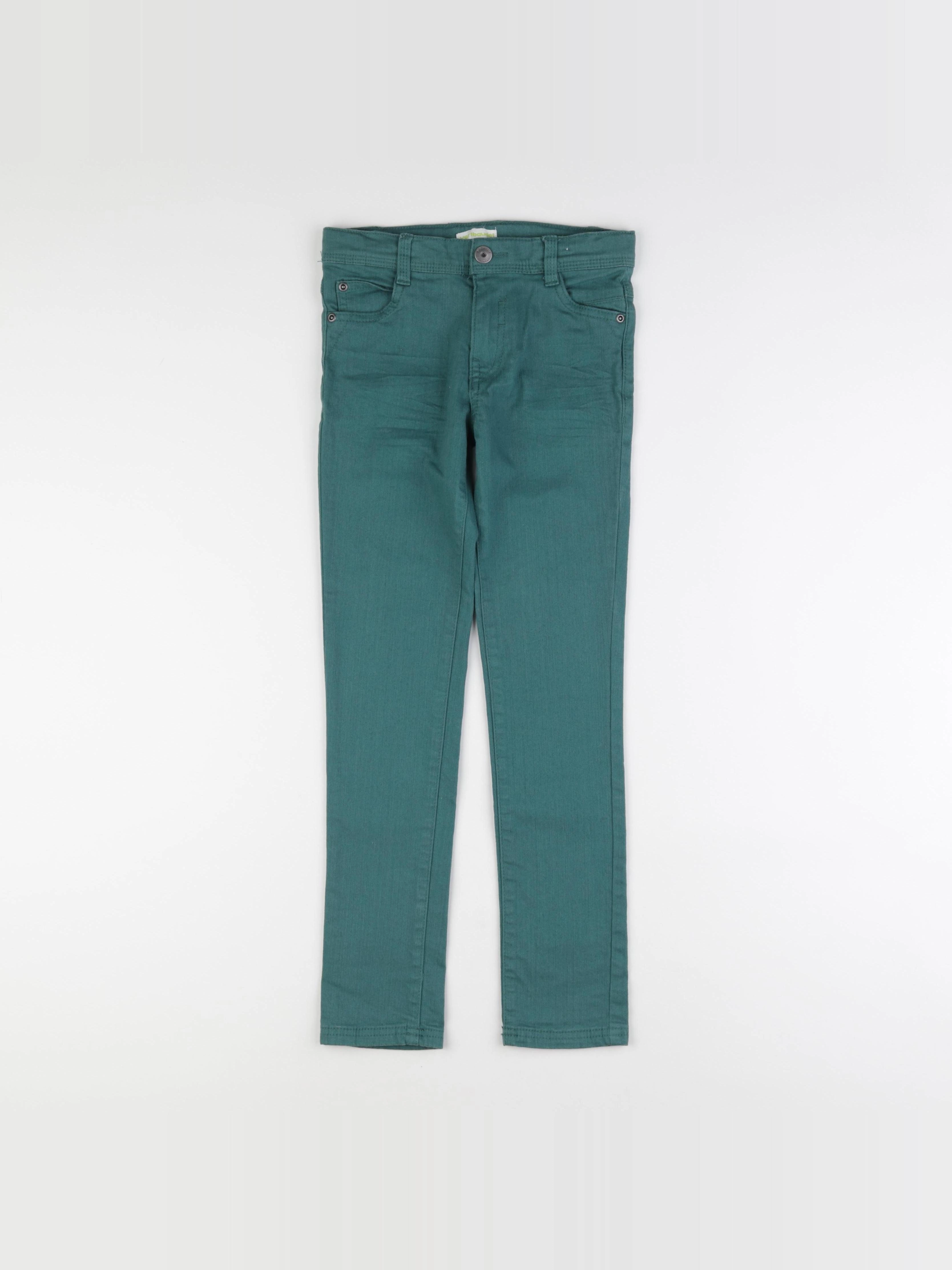 Vertbaudet - jean vert - 9 ans