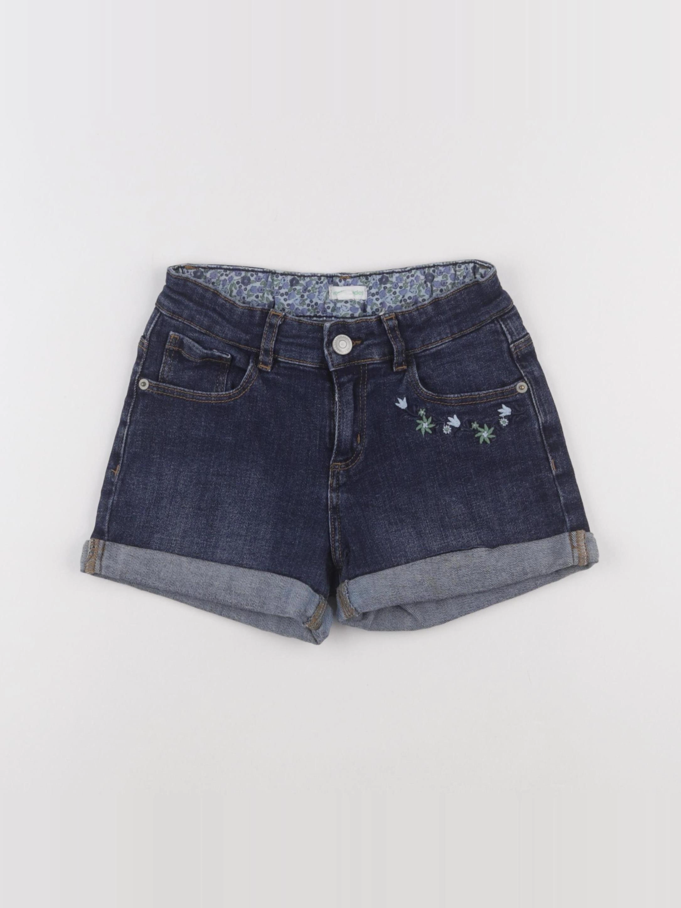 Vertbaudet - short bleu - 10 ans