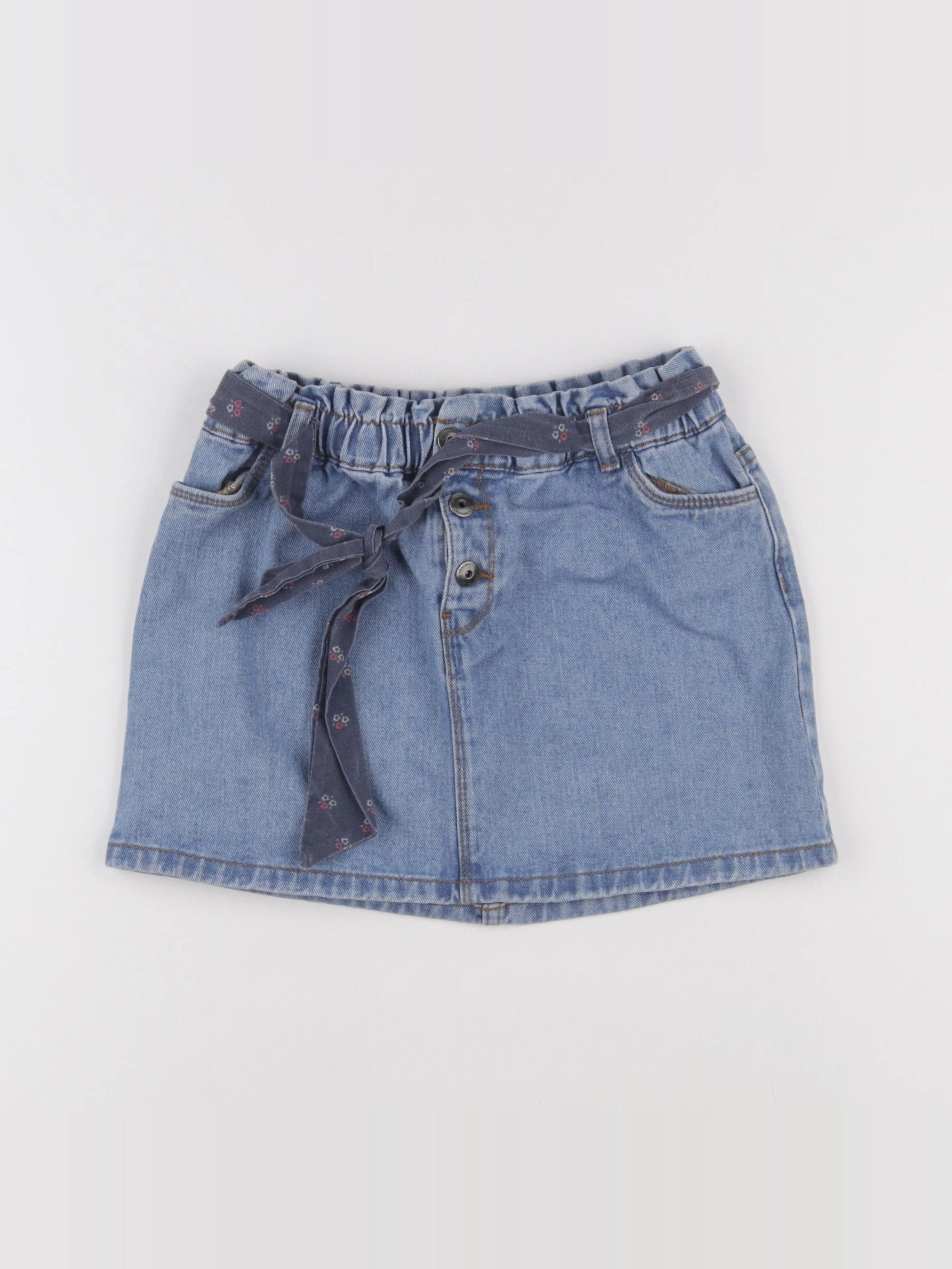 Vertbaudet - jupe bleu - 9 ans