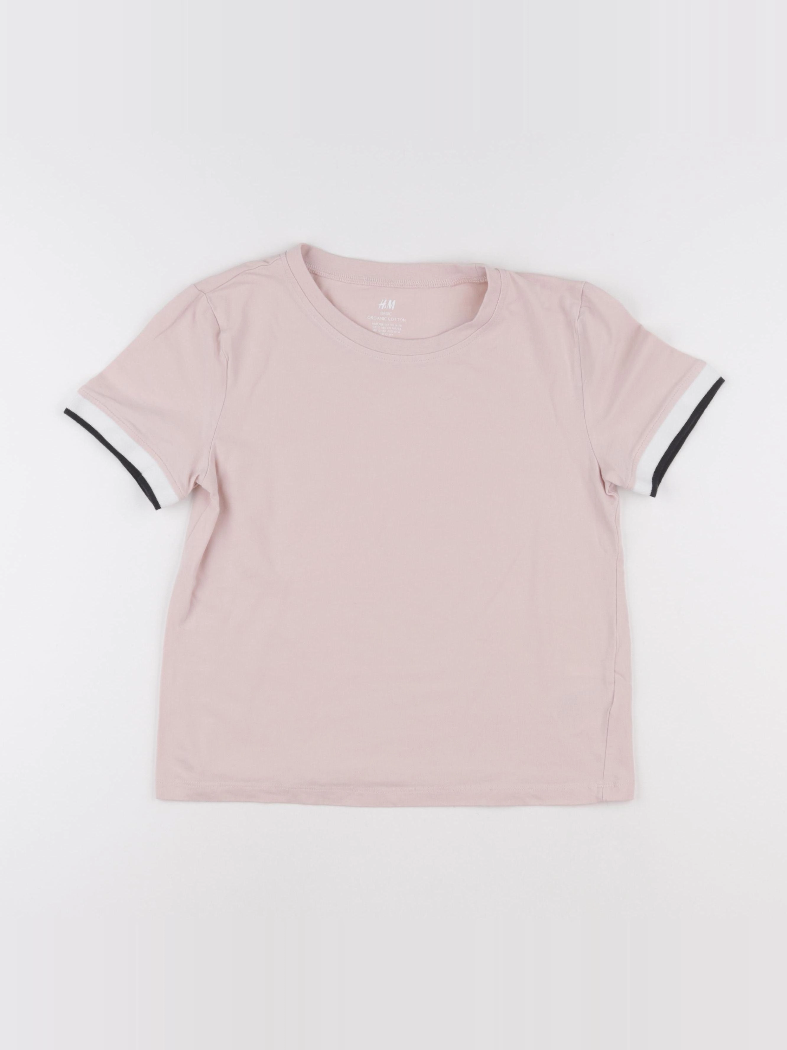 H&M - tee-shirt rose - 12/14 ans
