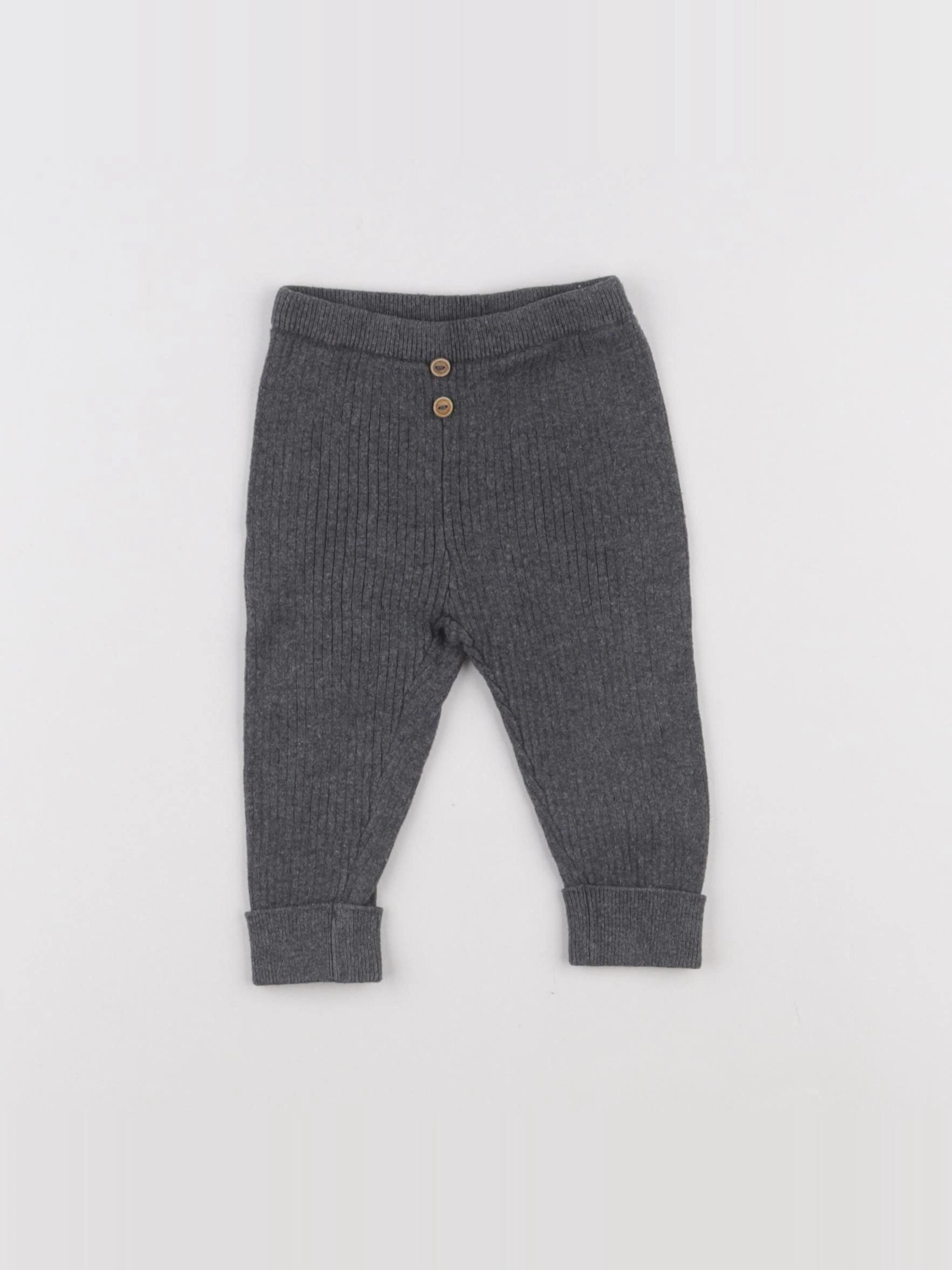 Zara - legging gris - 3/6 mois