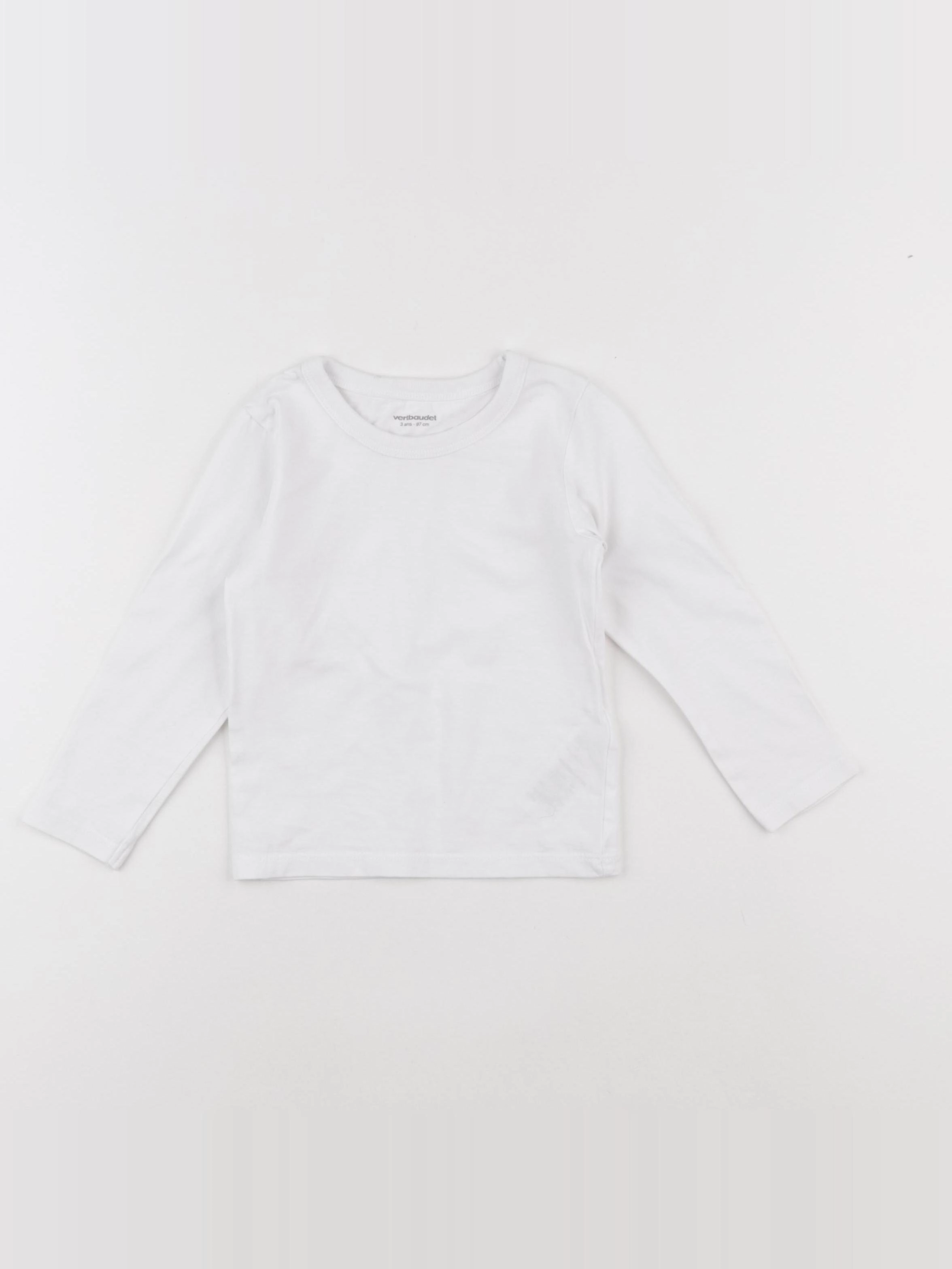 Vertbaudet - maillot de corps blanc - 3 ans