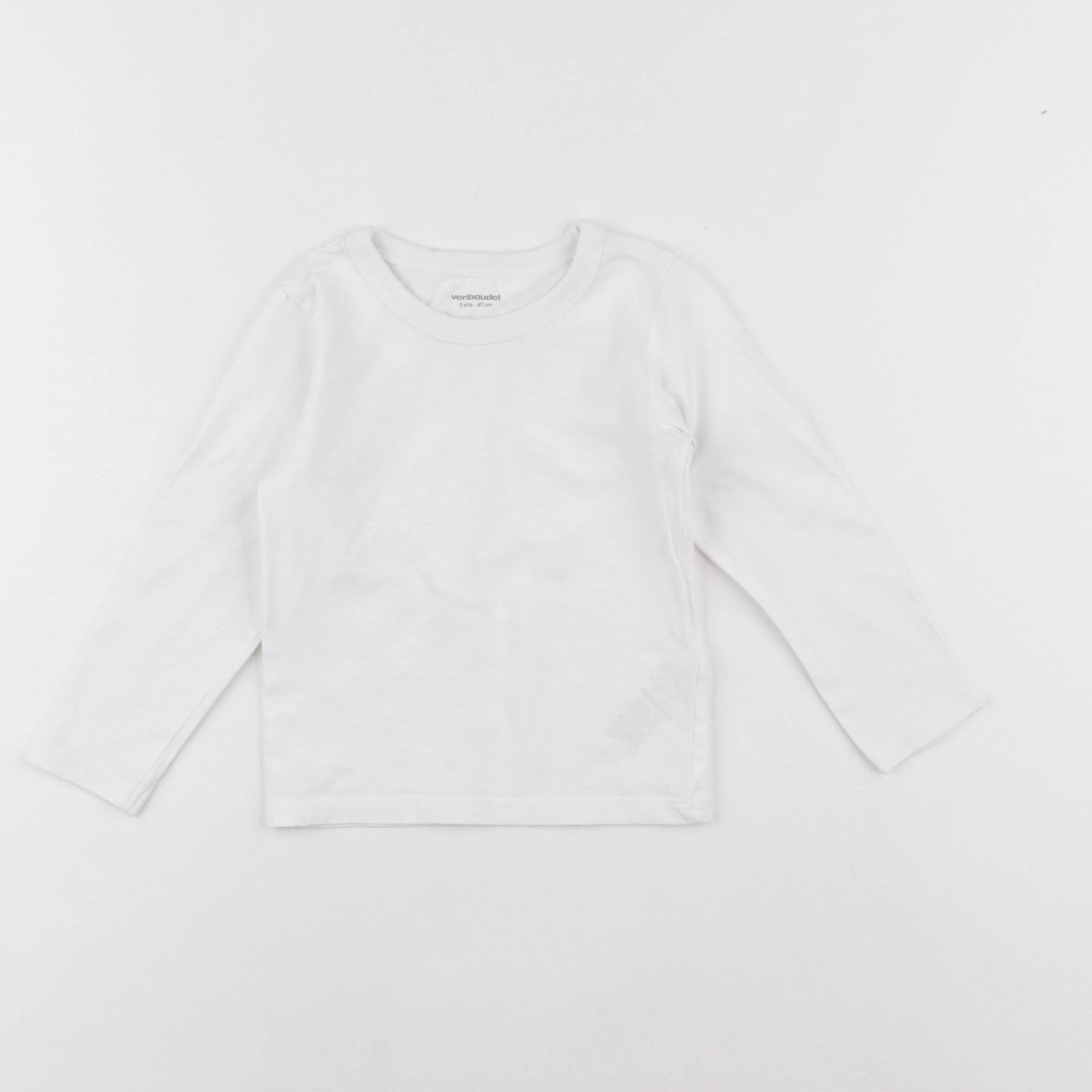 Vertbaudet - maillot de corps blanc - 3 ans