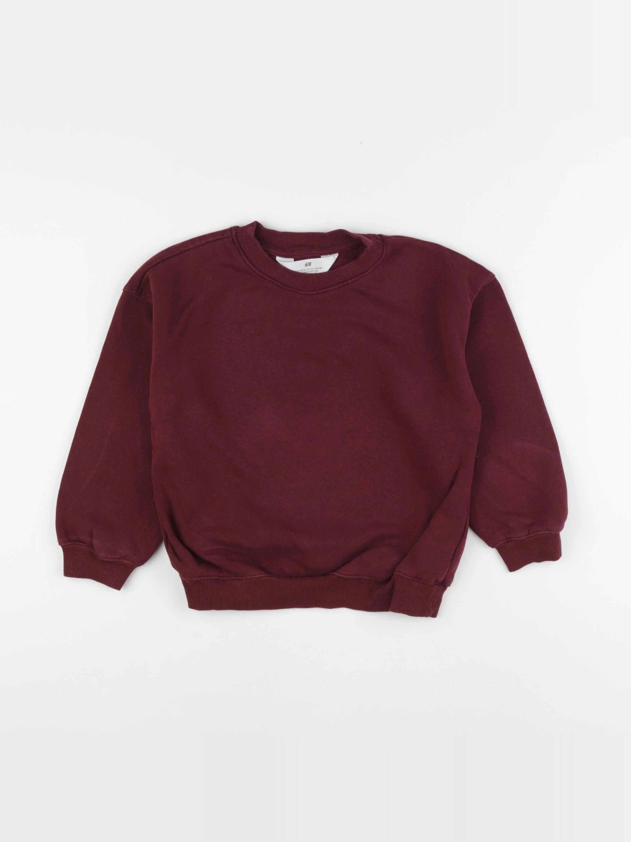 H&M - sweat rouge - 5/6 ans
