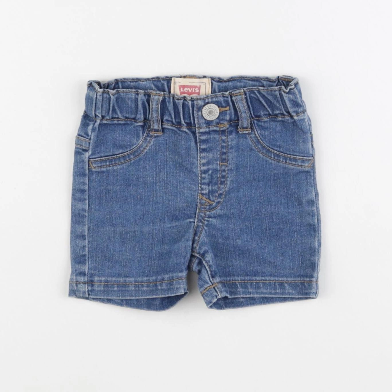 Levi's - short bleu - 12 mois