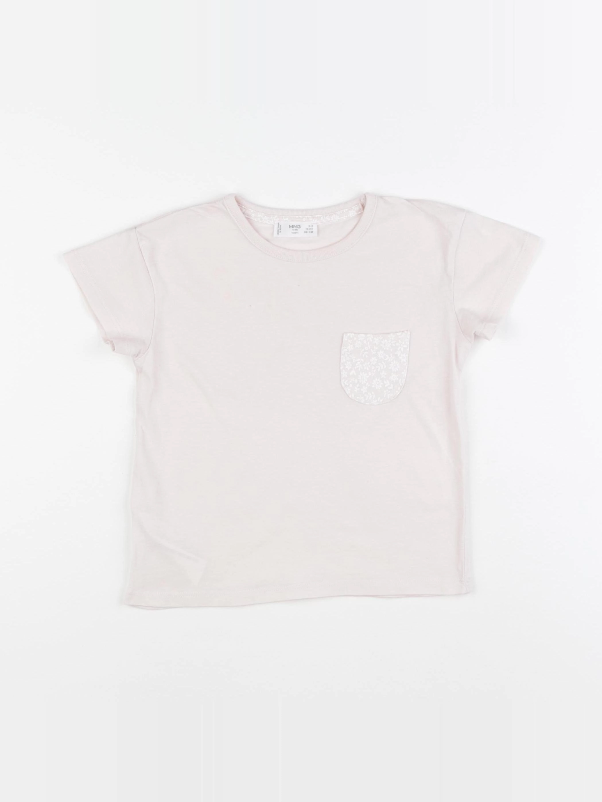 Mango - tee-shirt rose - 2/3 ans
