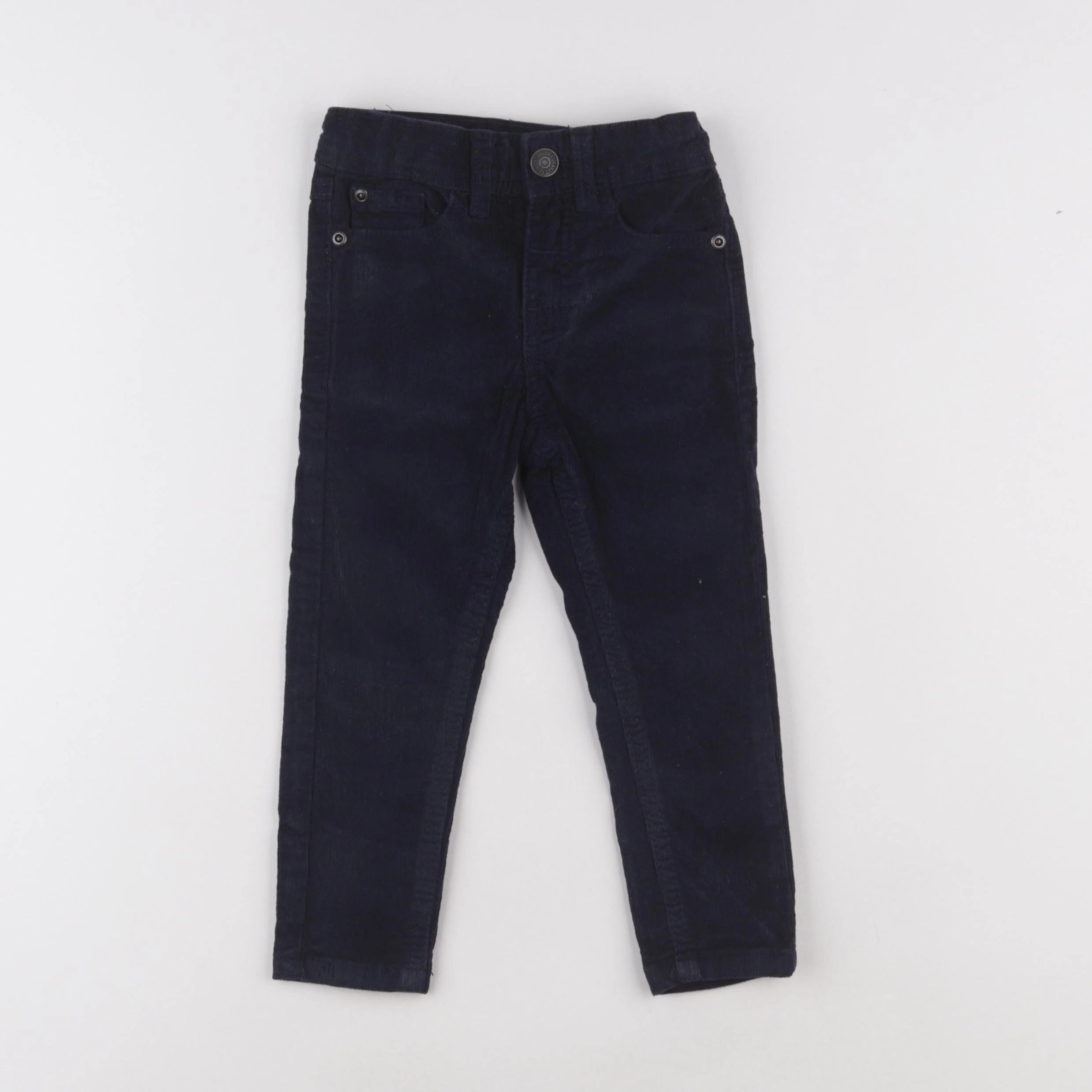 Vertbaudet - pantalon bleu - 2 ans
