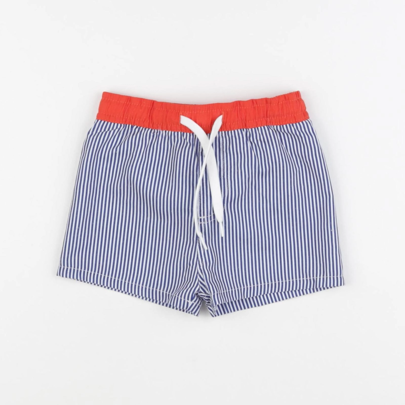 Boutchou - maillot de bain blanc, bleu - 12 mois