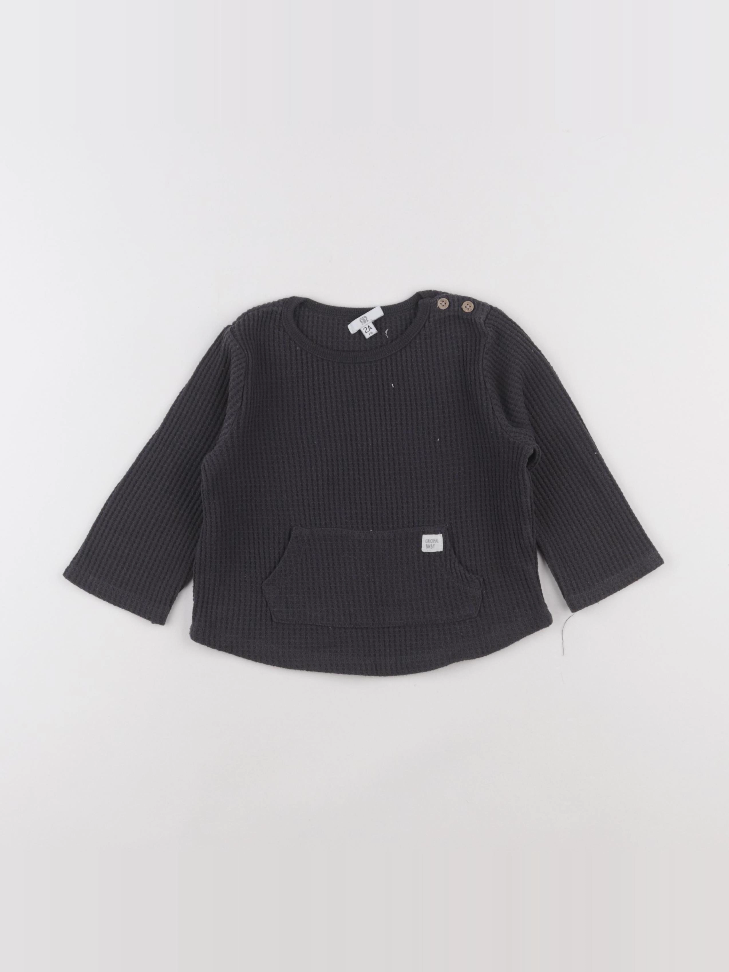 La Redoute - tee-shirt gris - 2 ans