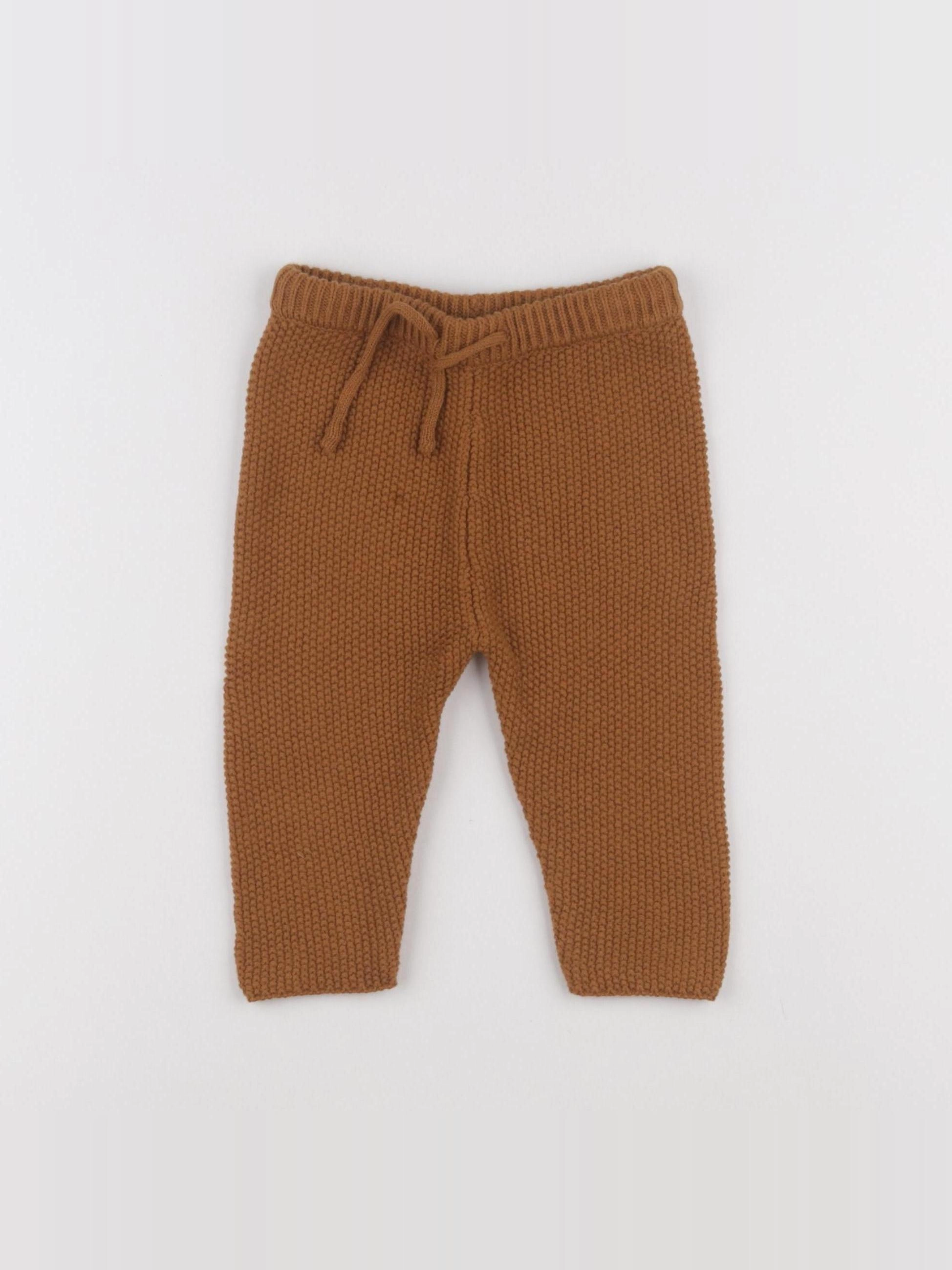 Boutchou - legging marron - 9 mois