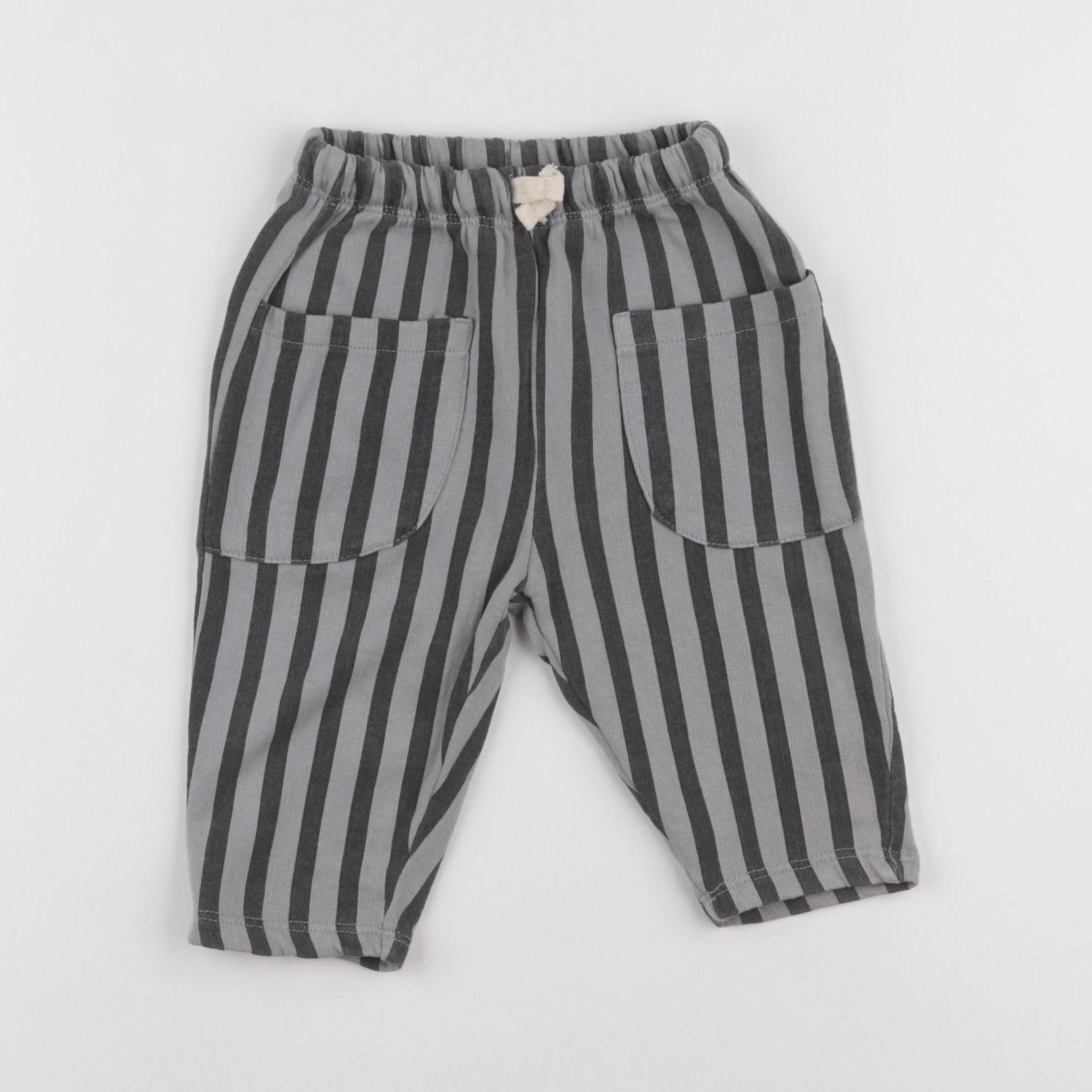 Zara - jogging bleu - 9/12 mois