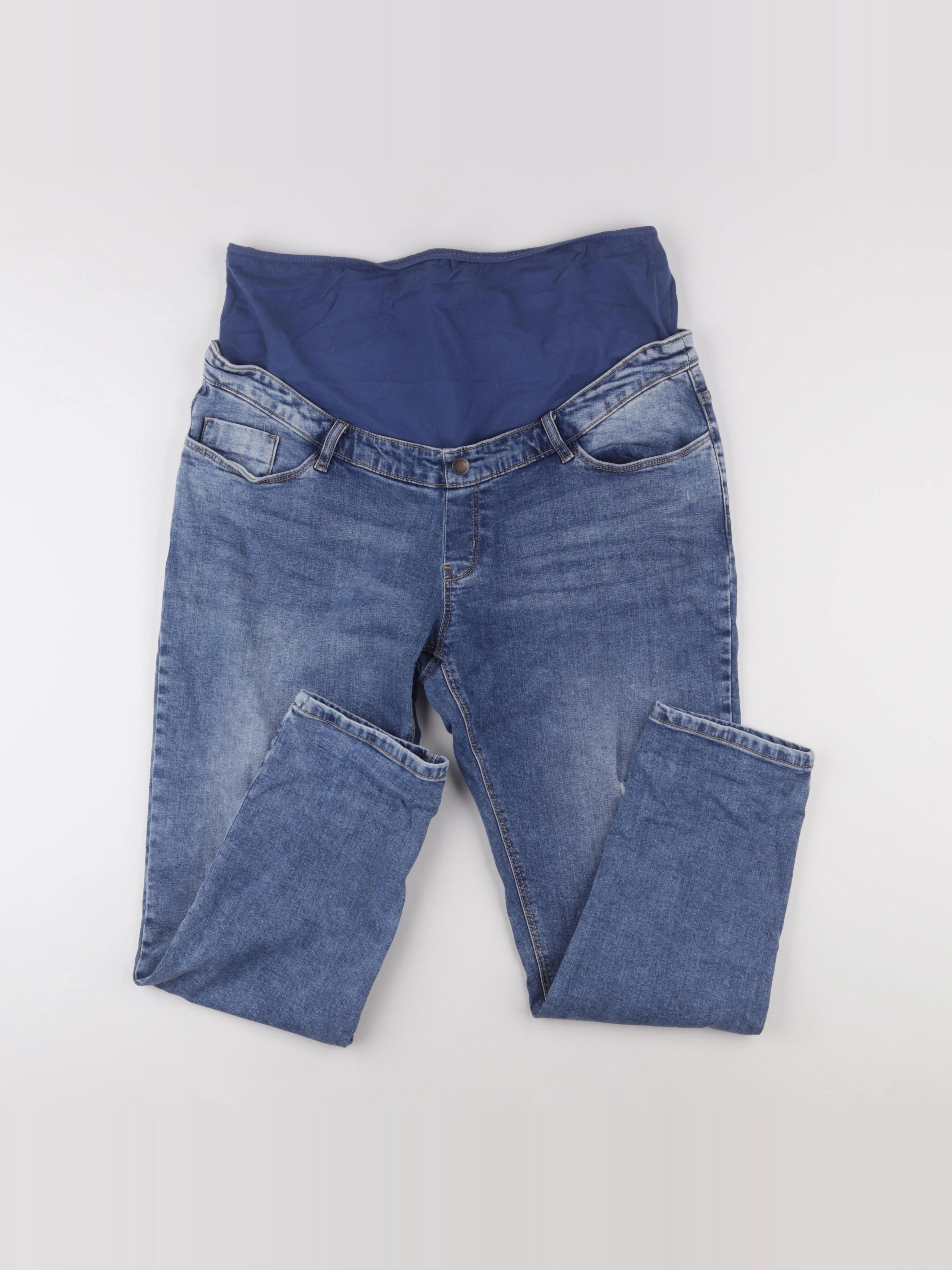 Kiabi - jean grossesse bleu - 46