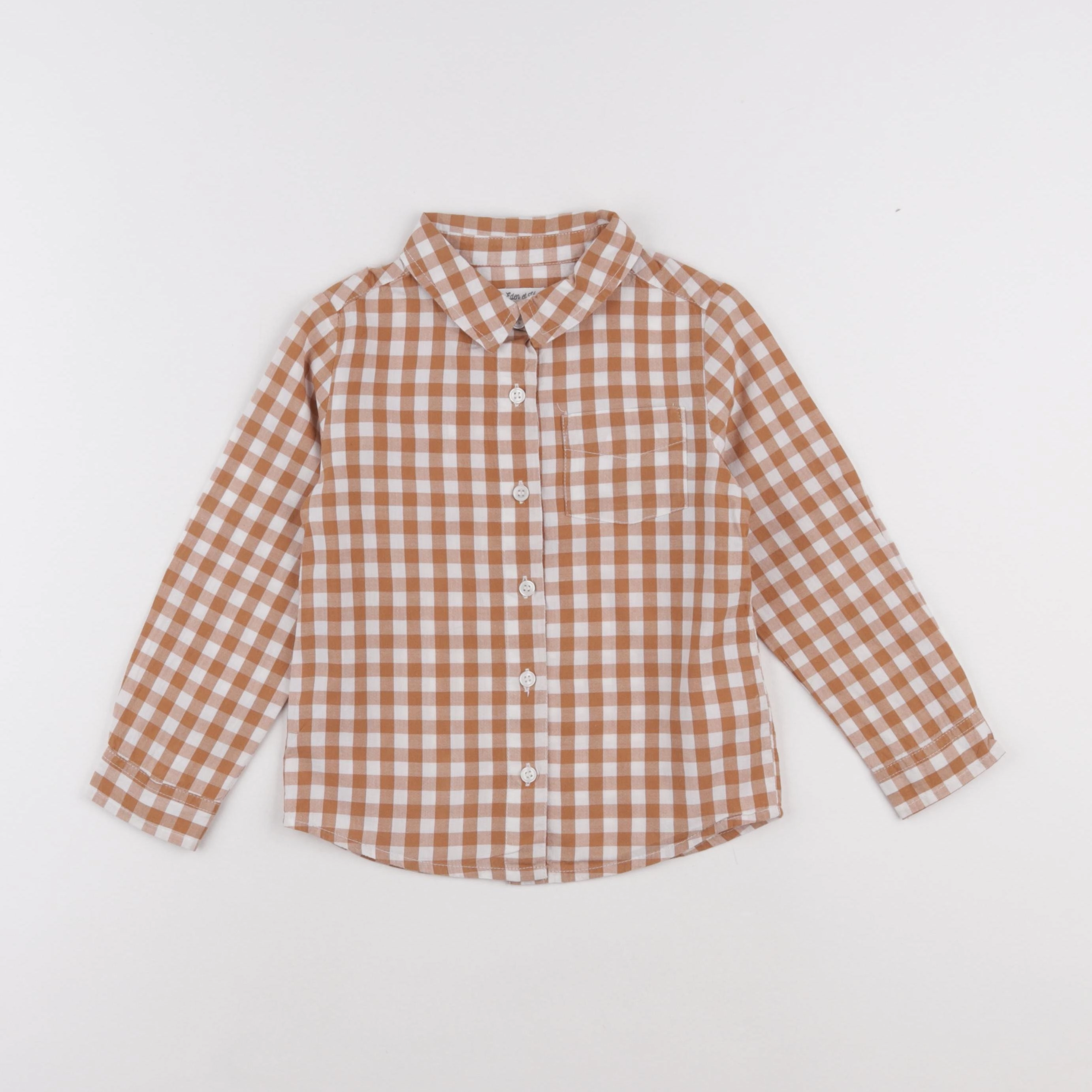 Eden & Victor - chemise marron - 3 ans
