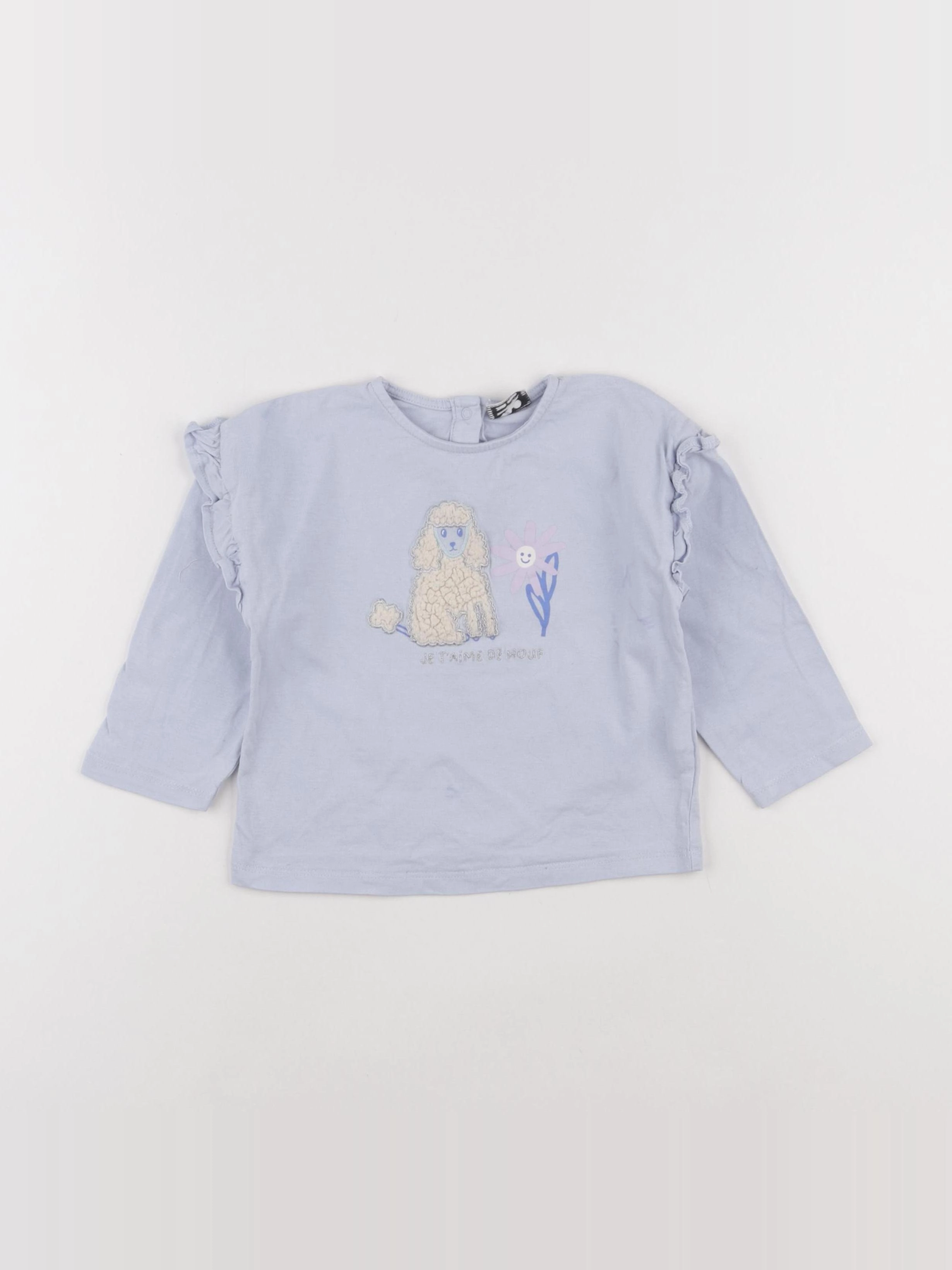 Tape à l'oeil - tee-shirt bleu - 24 mois