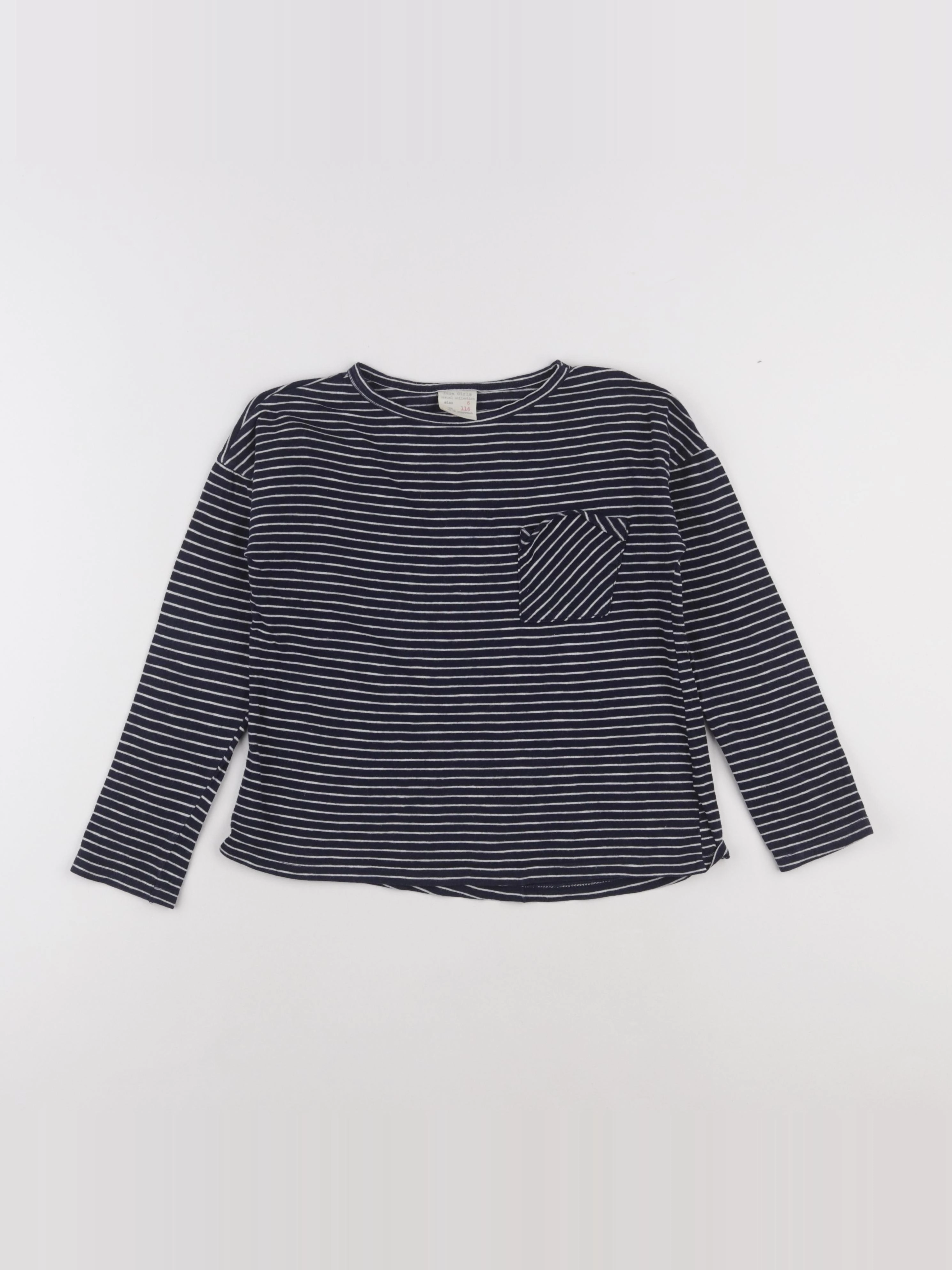 Zara - tee-shirt bleu - 6 ans