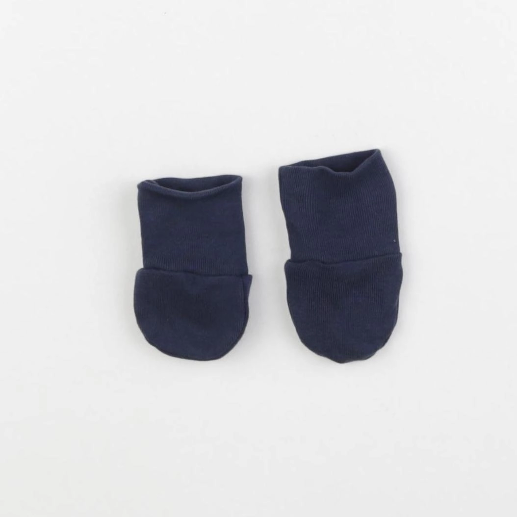 Vertbaudet - moufles bleu - 1 mois