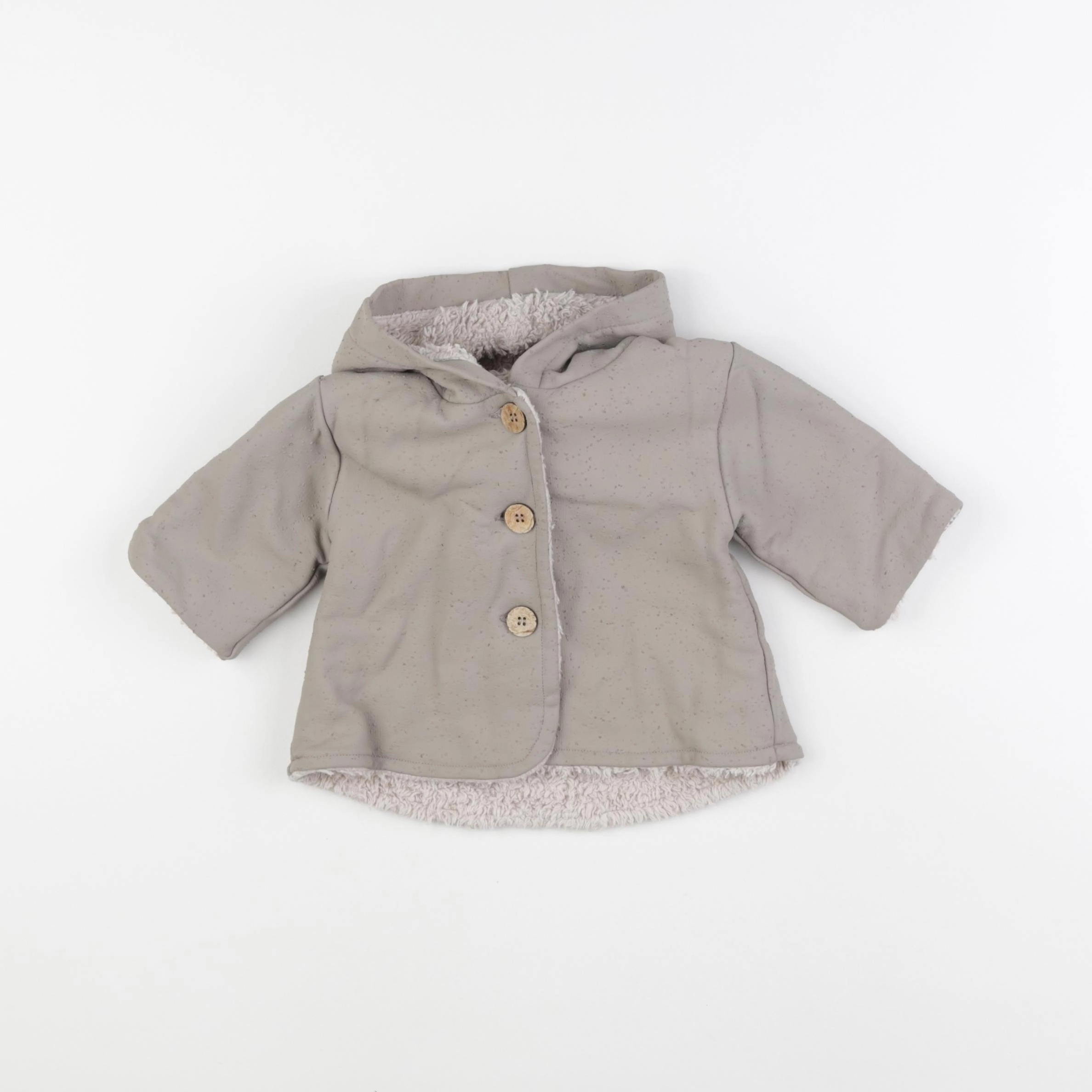 Play Up - veste doublé beige - 3 mois