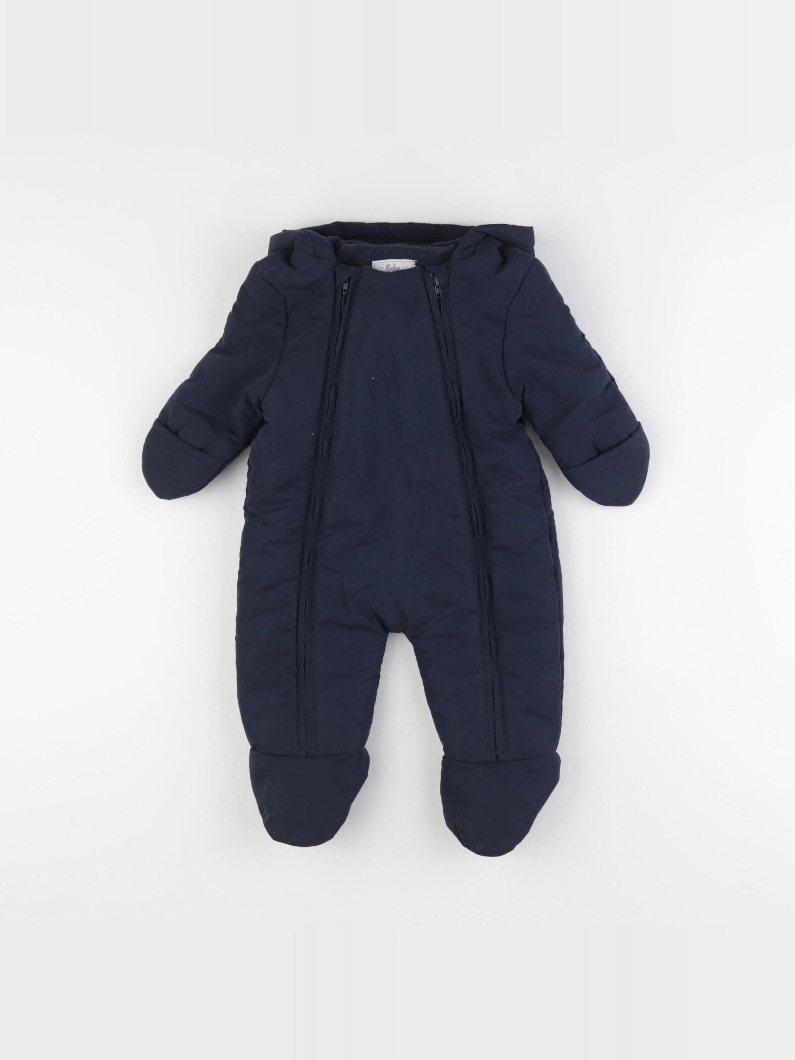 Vertbaudet - combi-pilote bleu - 3 mois