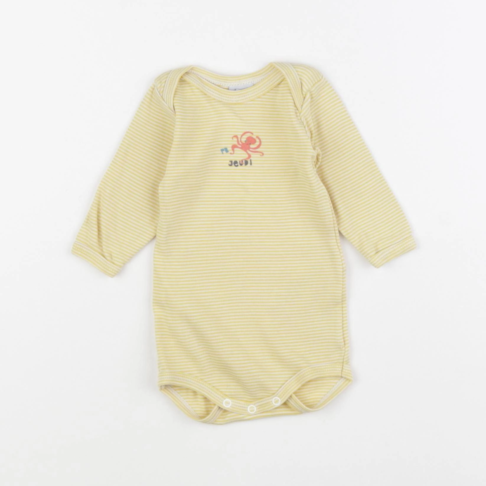 Petit Bateau - body blanc - 3 mois