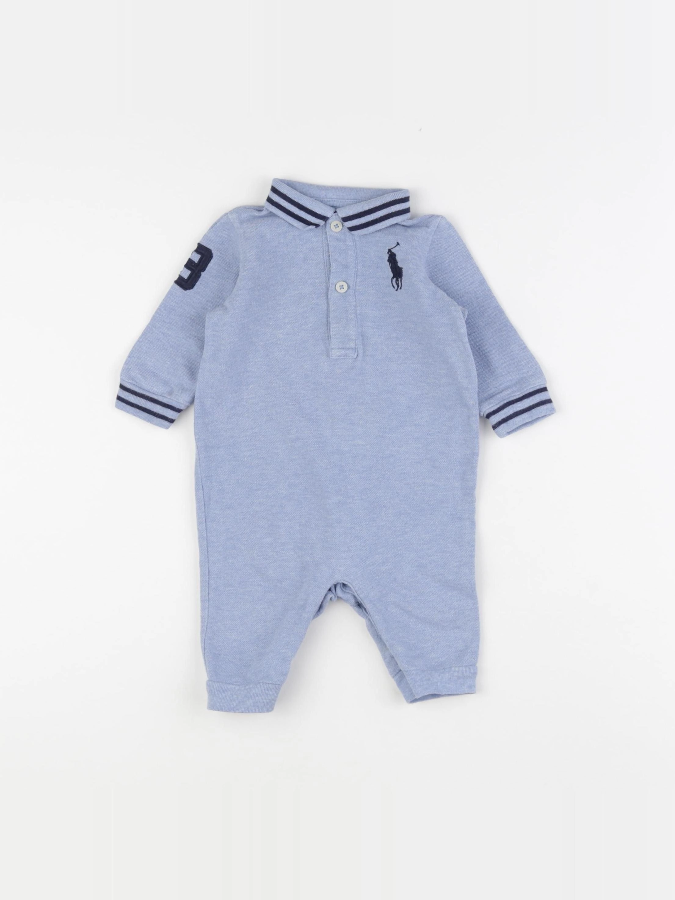 Ralph Lauren - combinaison bleu - 3 mois