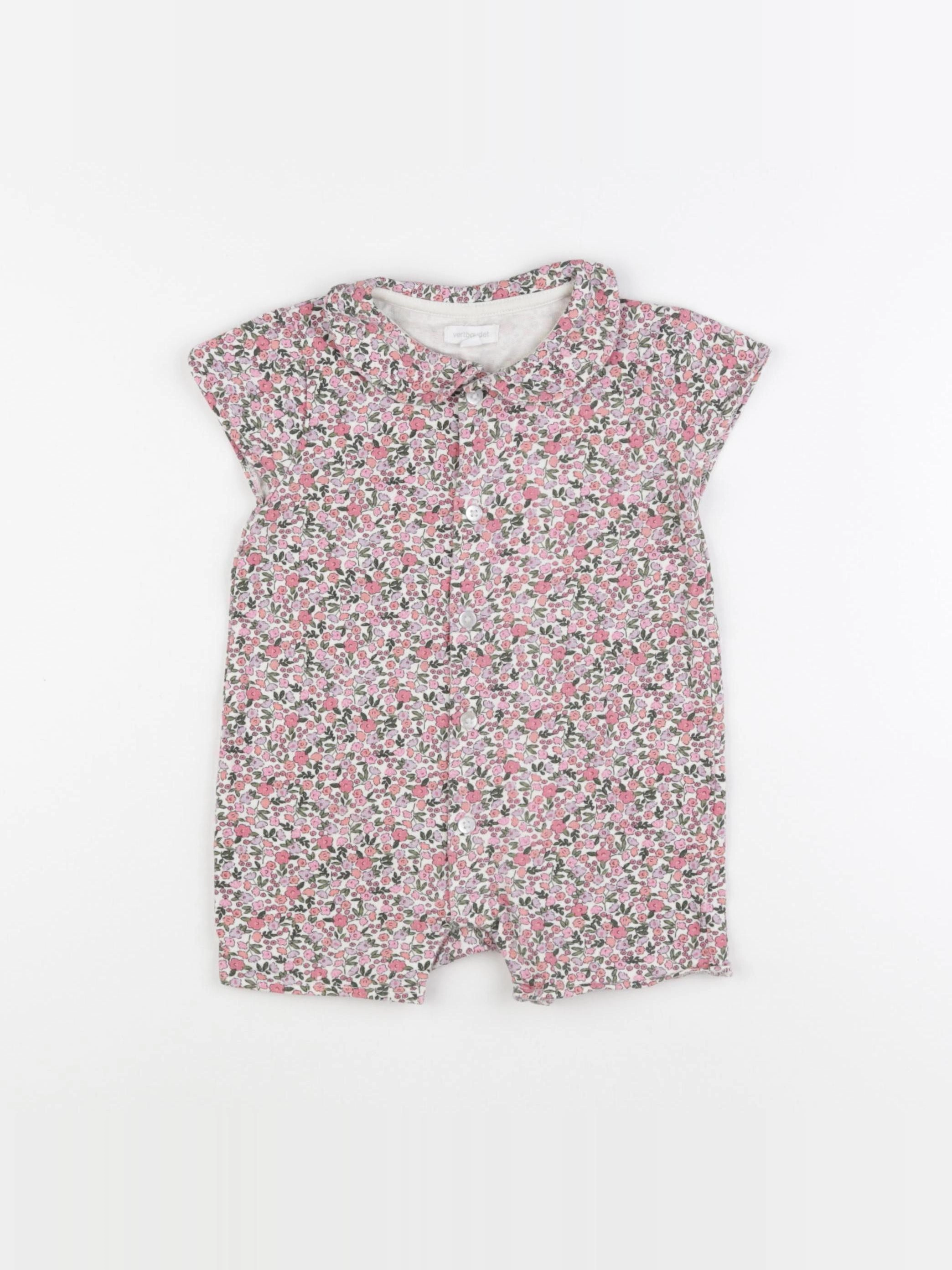 Vertbaudet - combinaison multicolore - 18 mois
