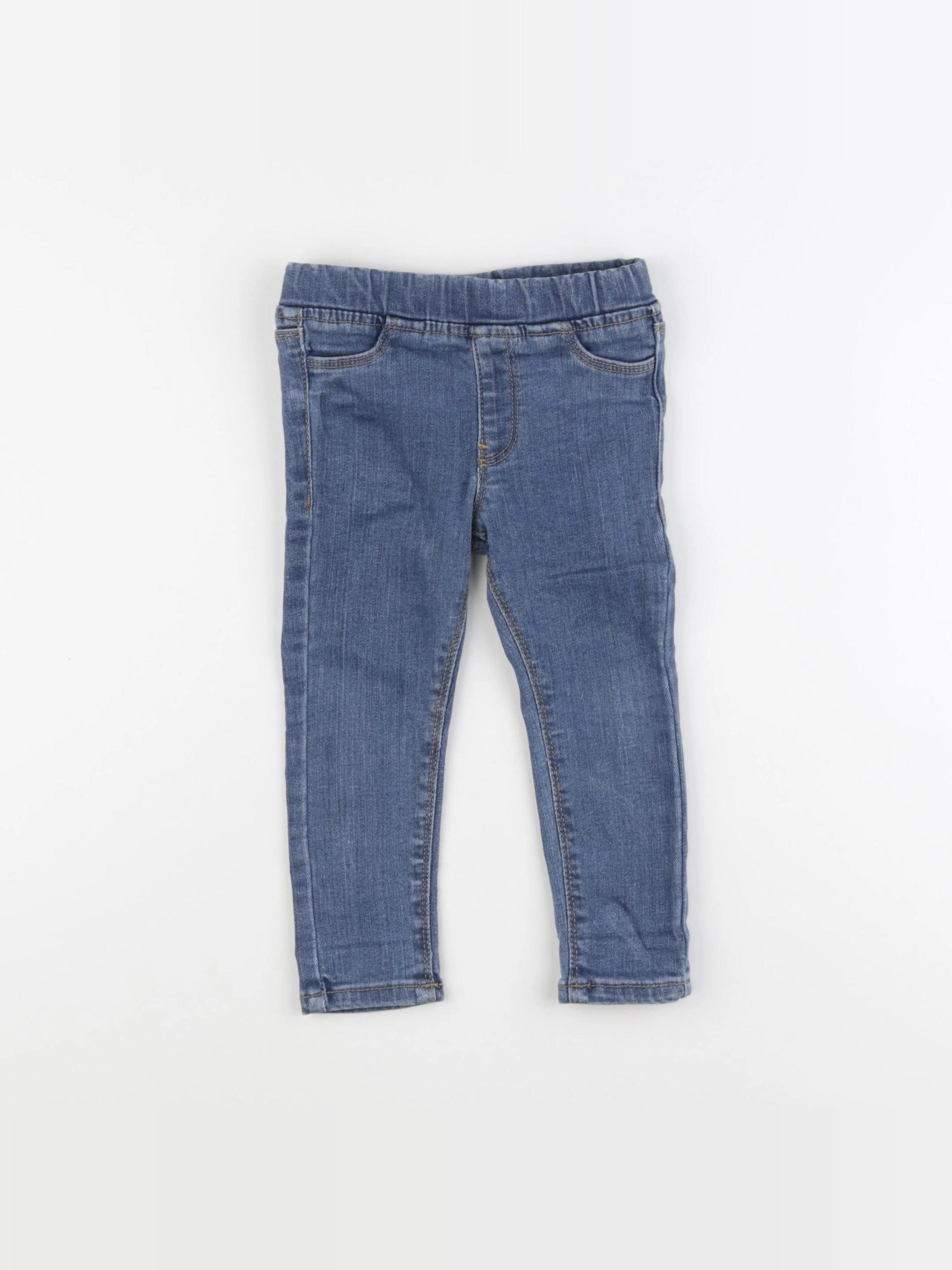 Vertbaudet - jegging bleu - 2 ans