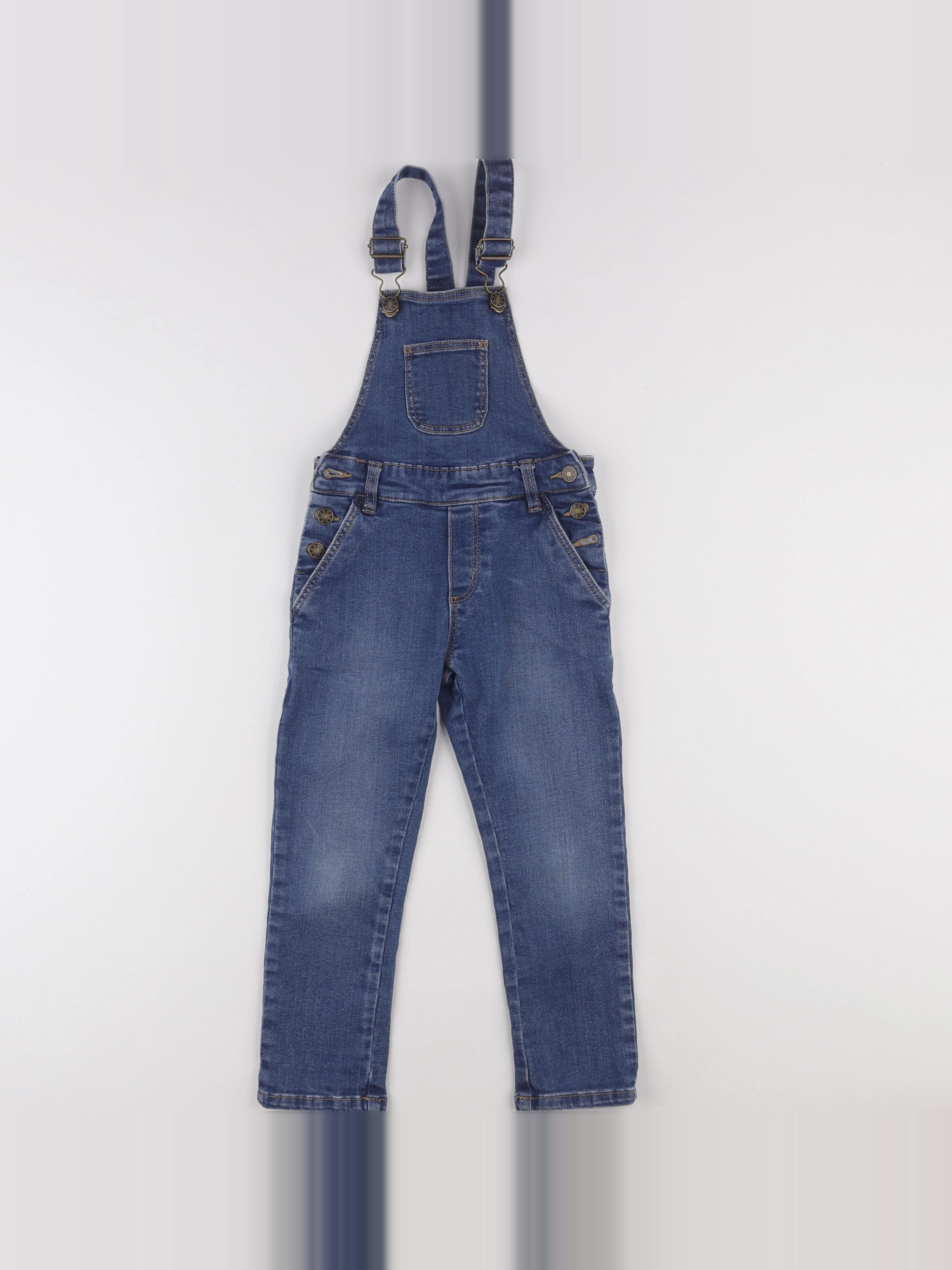 Monoprix - salopette bleu - 4 ans