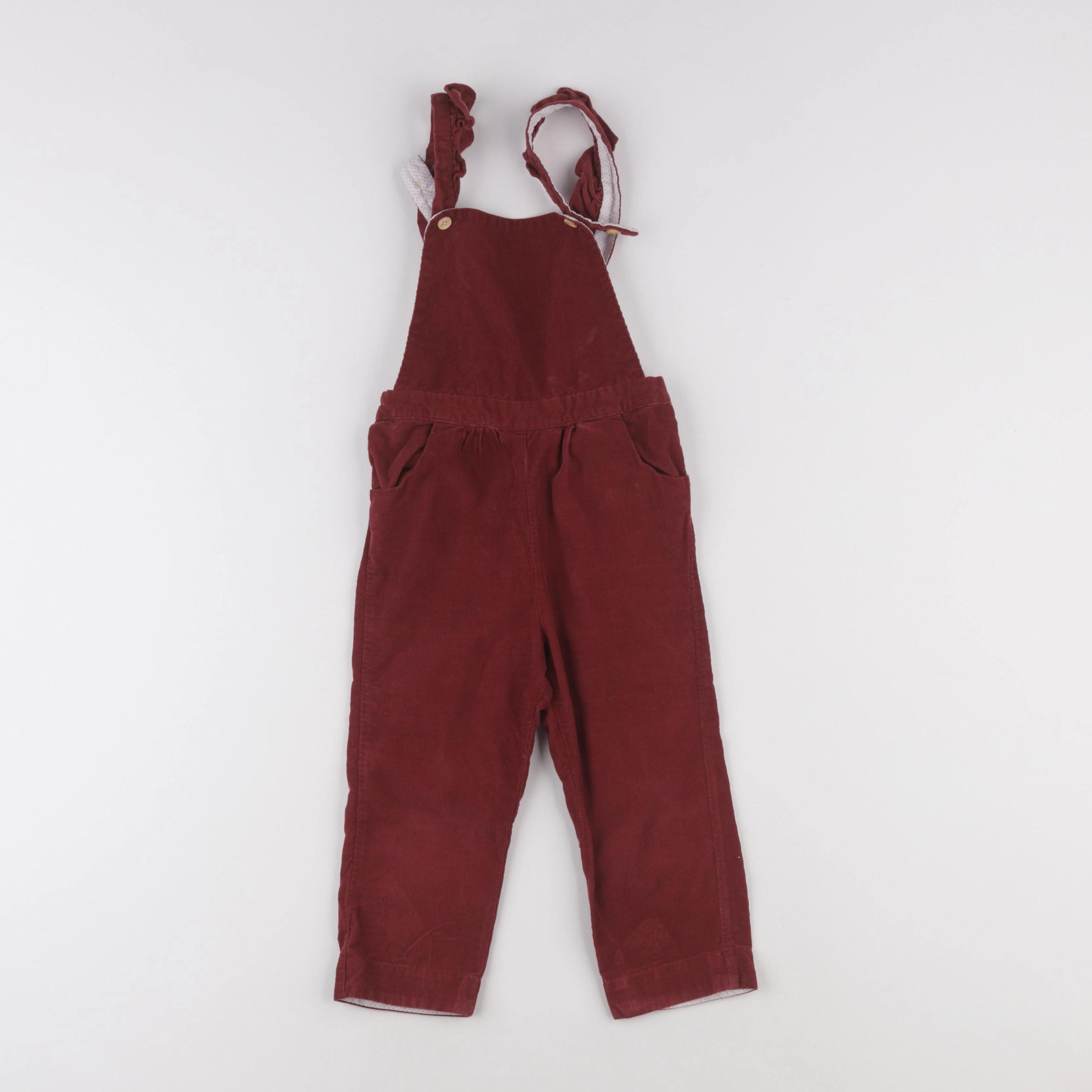 Cyrillus - salopette rouge - 36 mois