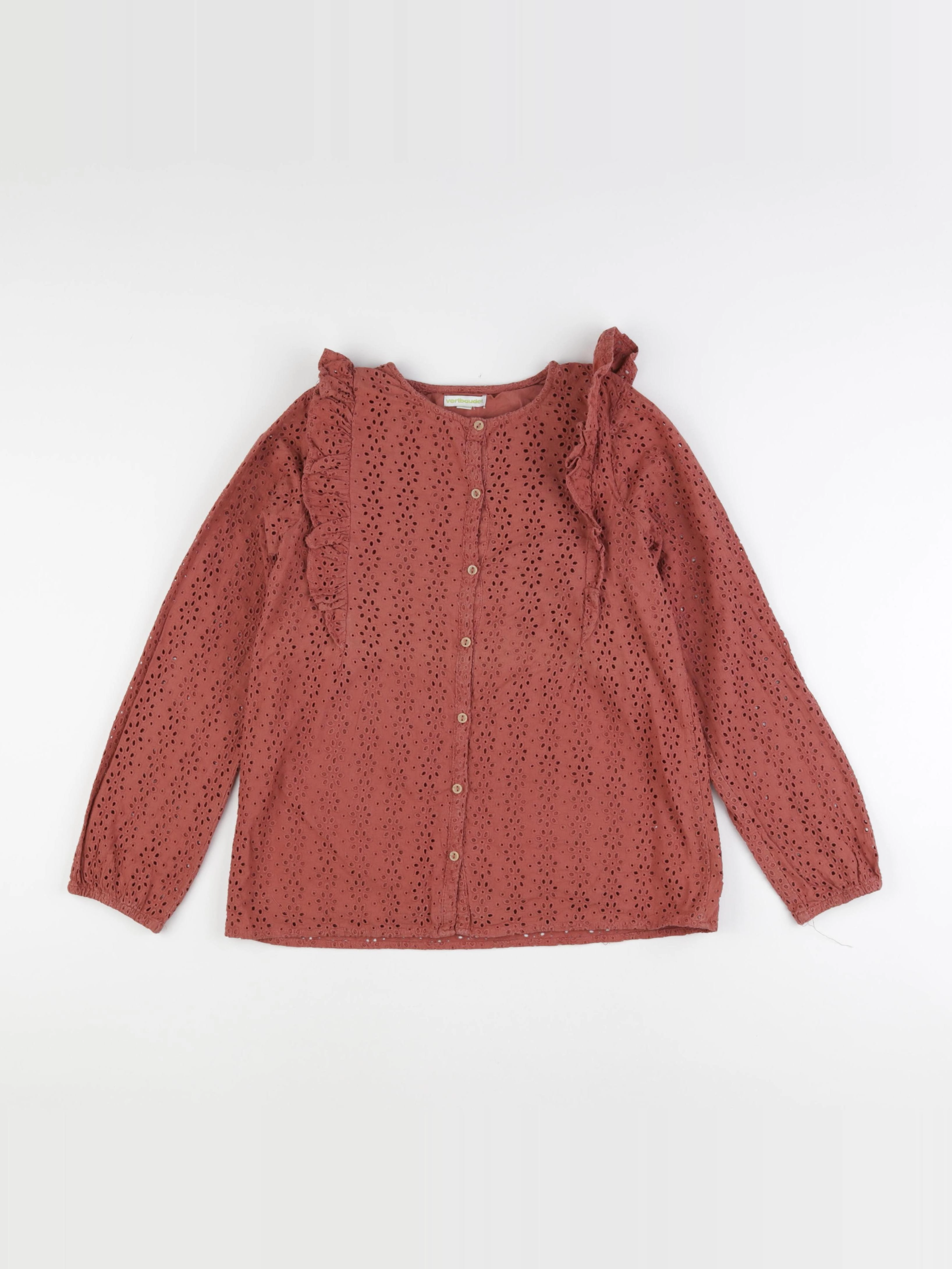 Vertbaudet - blouse rouge - 12 ans