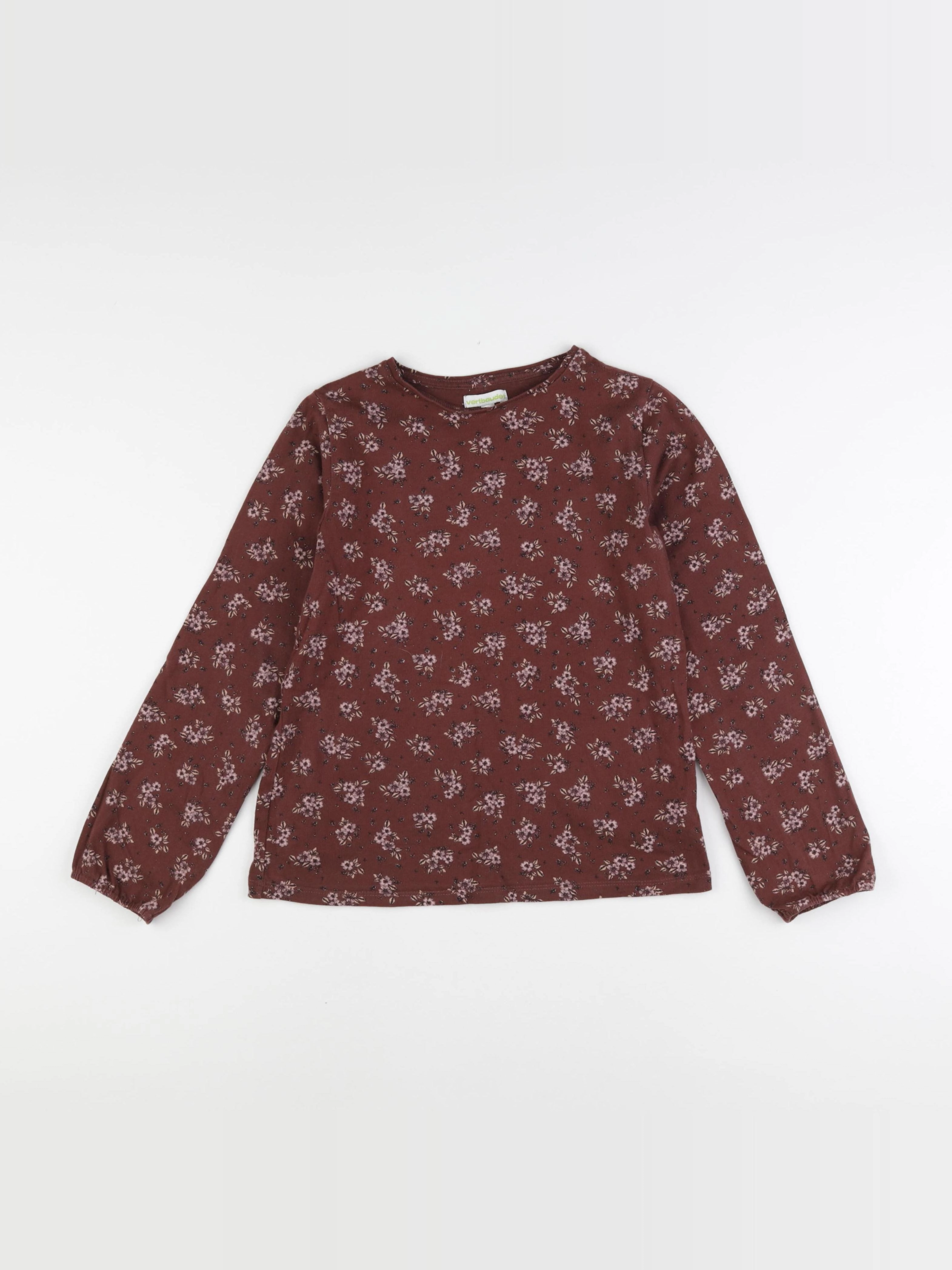 Vertbaudet - tee-shirt marron - 10 ans