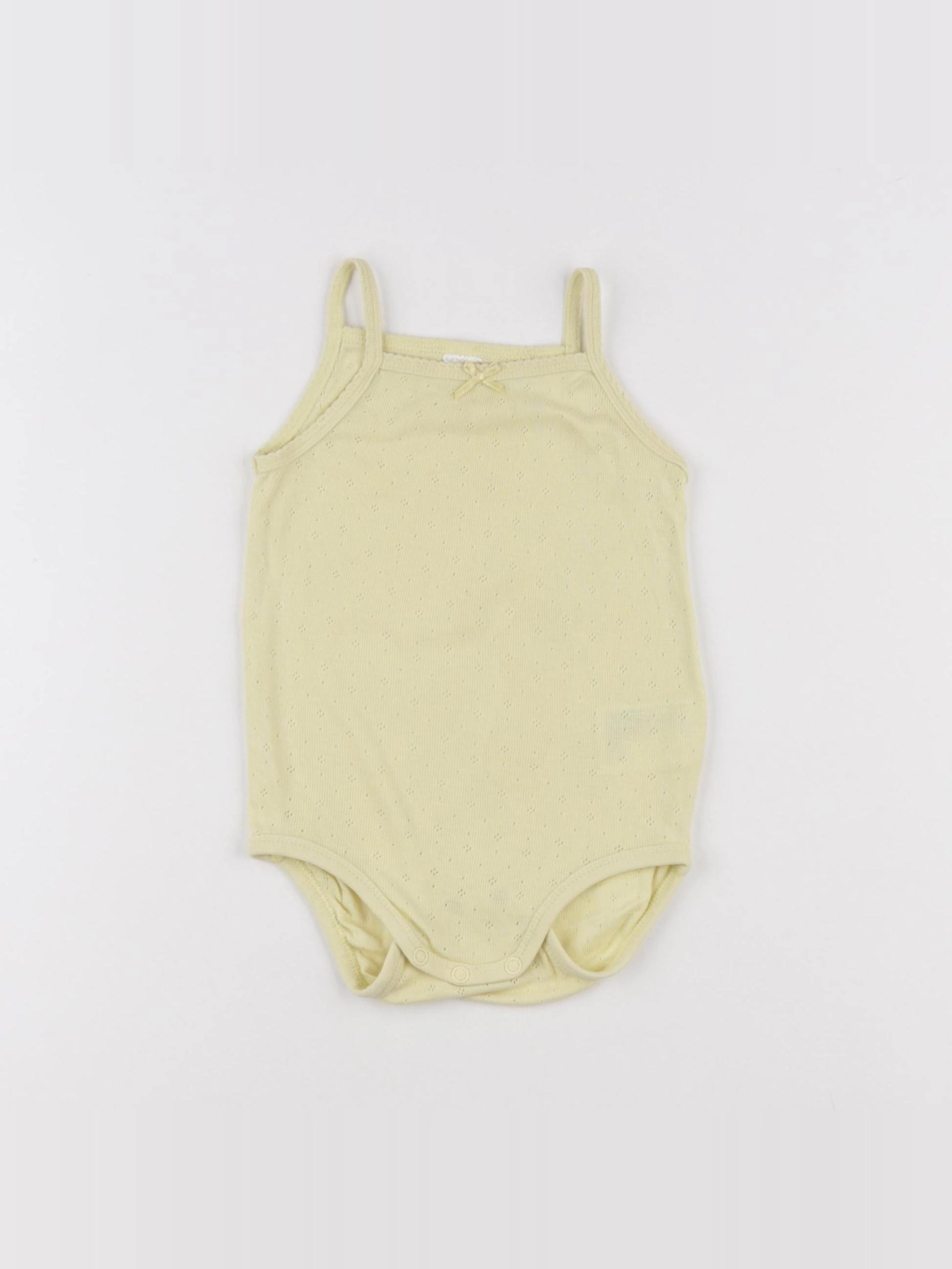 H&M - body jaune - 9/12 mois