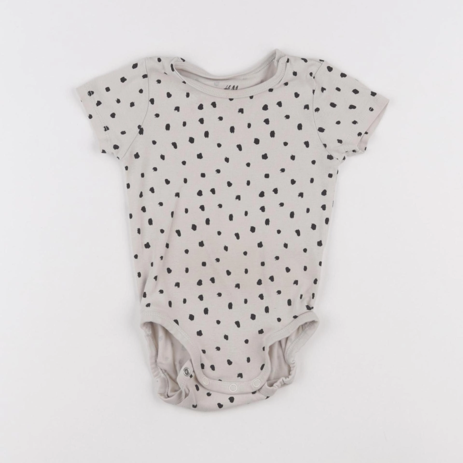 H&M - body beige - 9/12 mois
