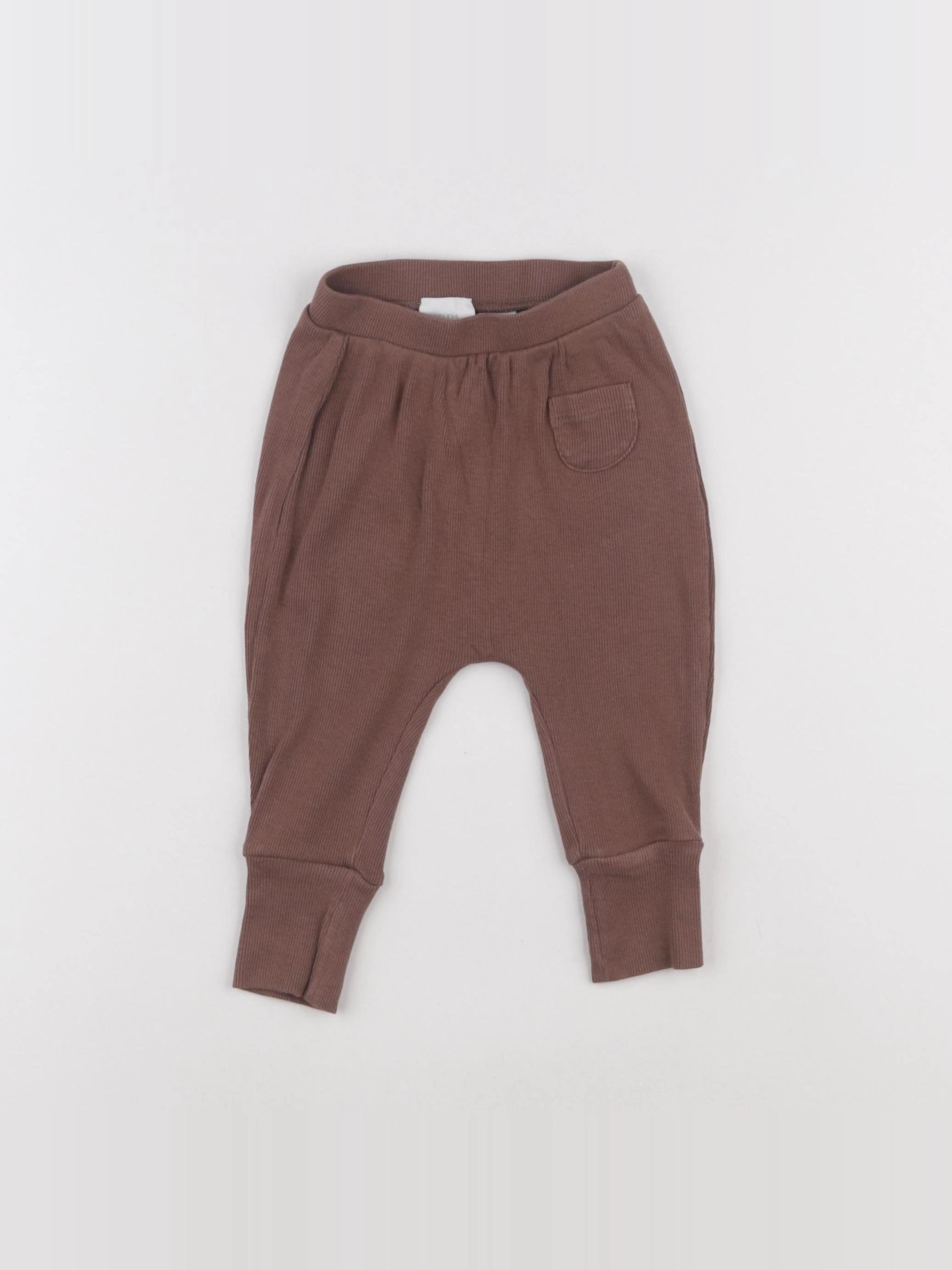 Zara - sarouel marron - 6/9 mois