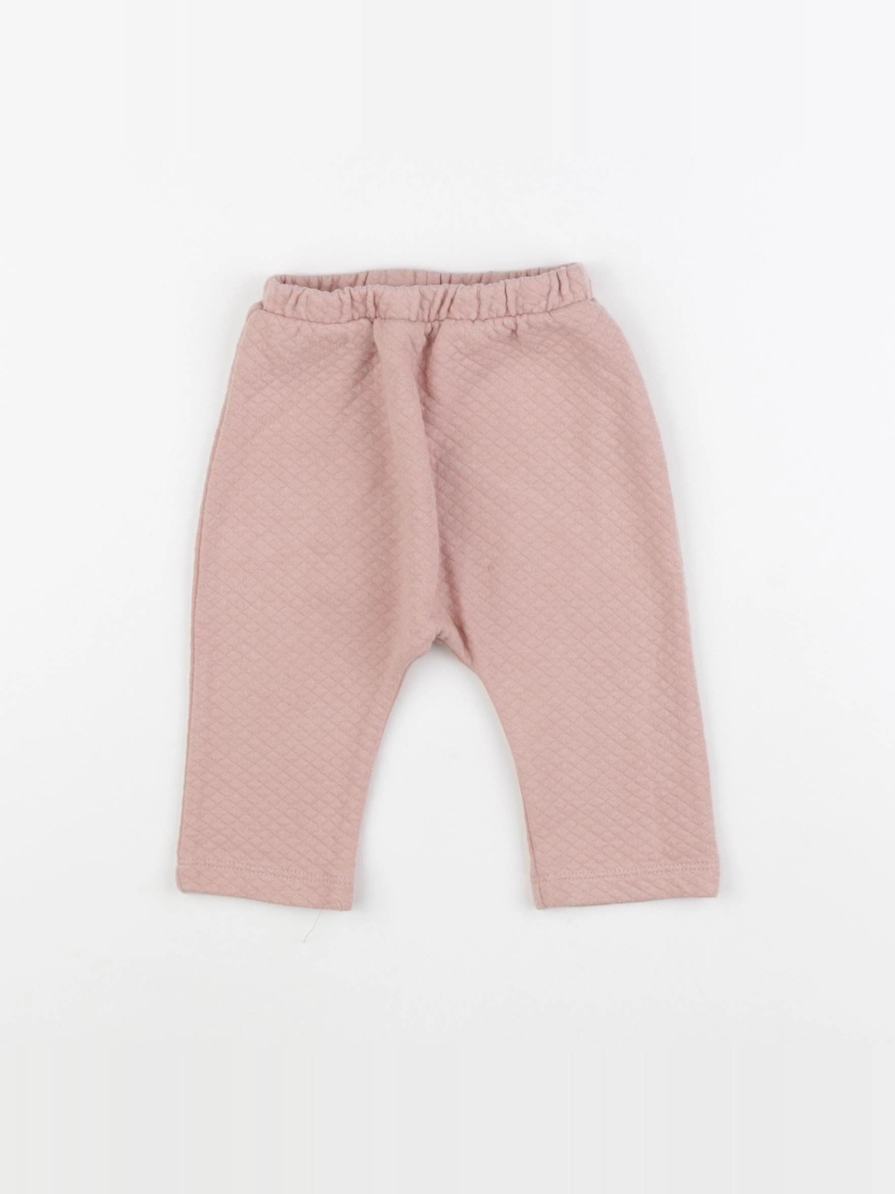 Vertbaudet - jogging rose - 9 mois
